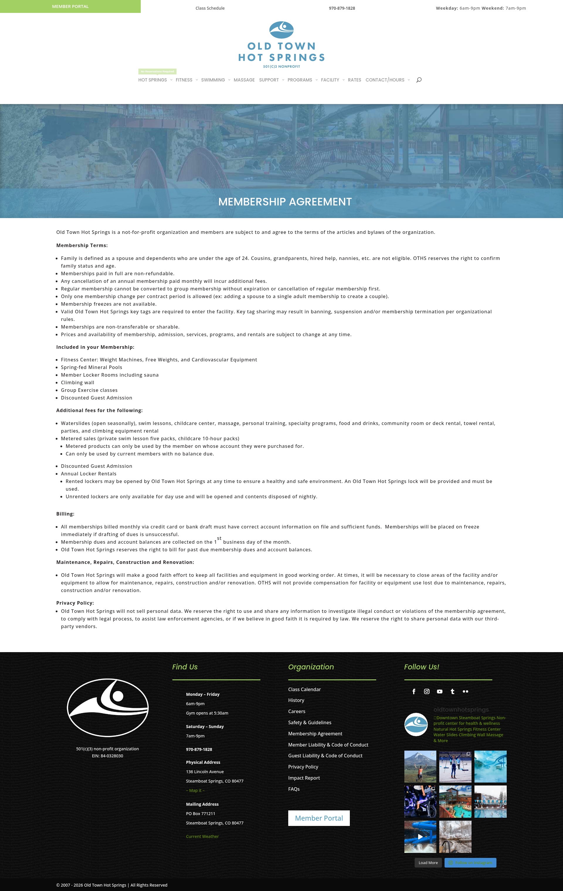 Screenshot of oldtownhotsprings.org