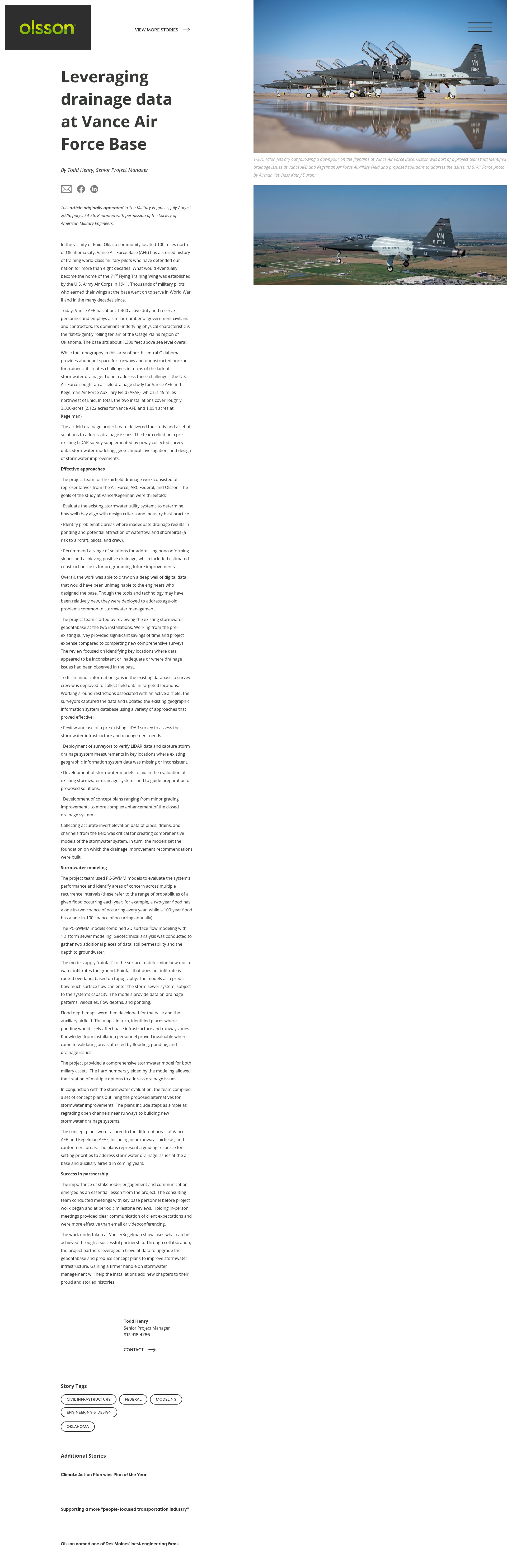 Screenshot of olsson.com