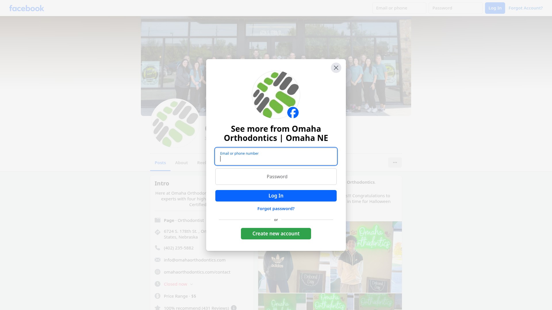 Screenshot of omahaorthodontics.com