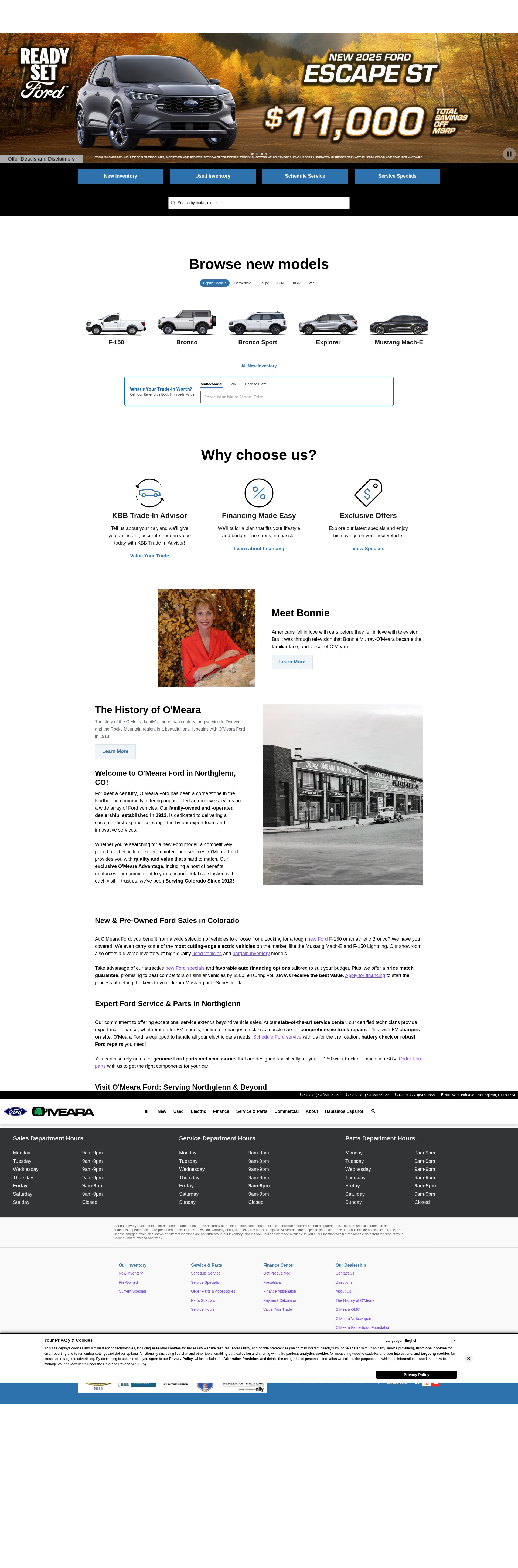Screenshot of omearaford.com