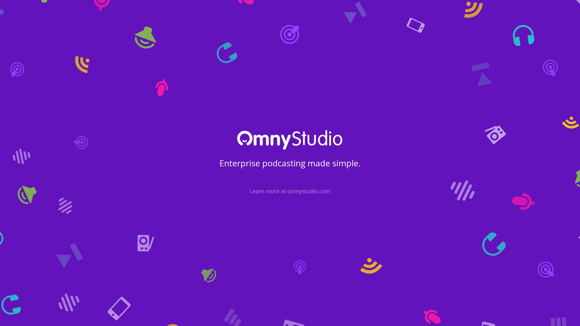 Screenshot of omny.fm
