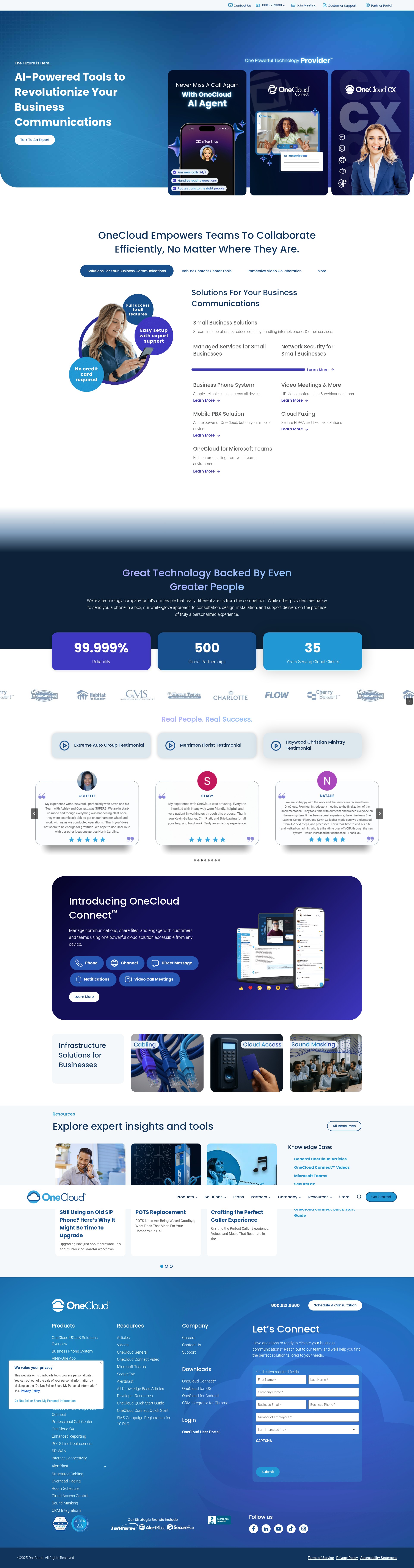 Screenshot of onecloud.com