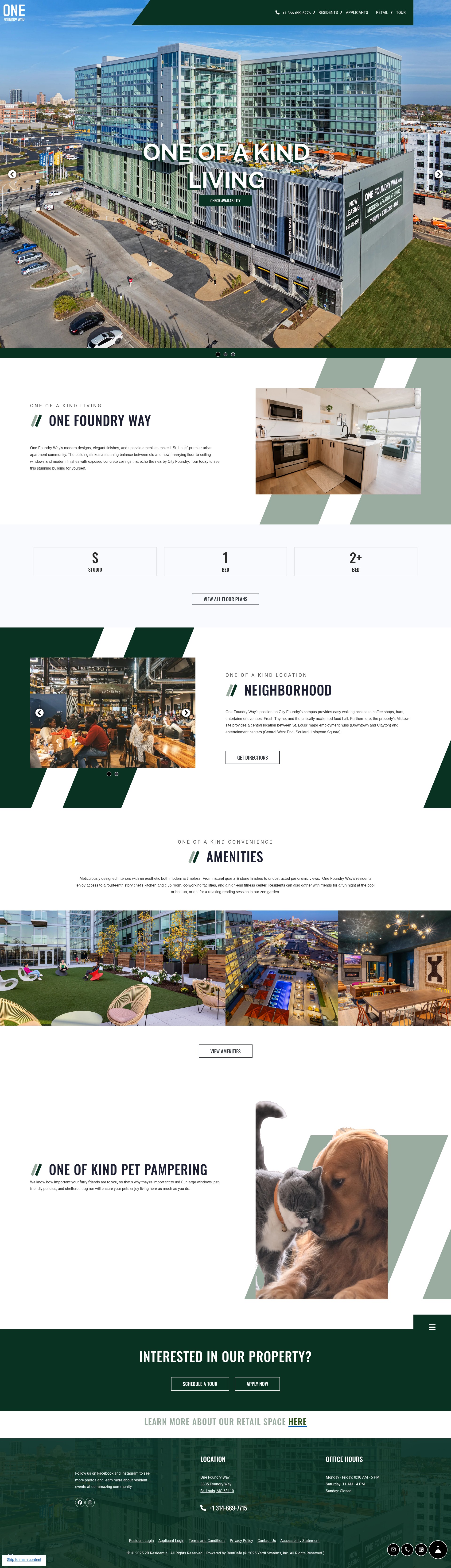 Screenshot of onefoundryway.com