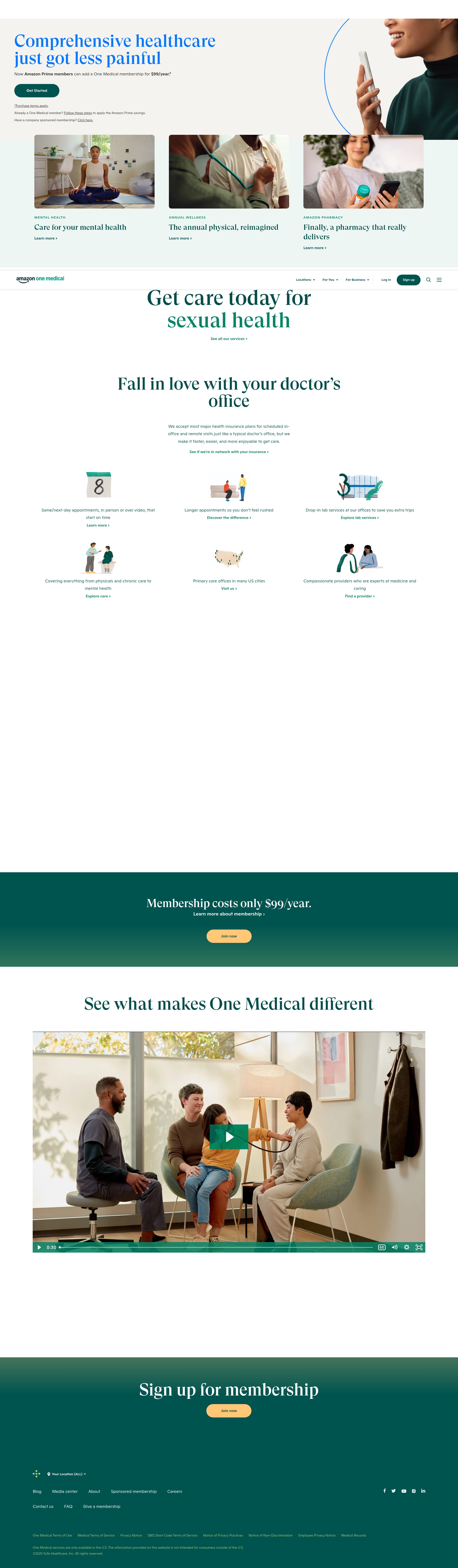 Screenshot of onemedical.com