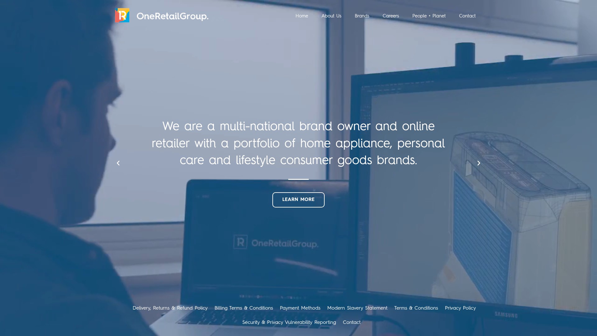 Screenshot of oneretailgroup.com