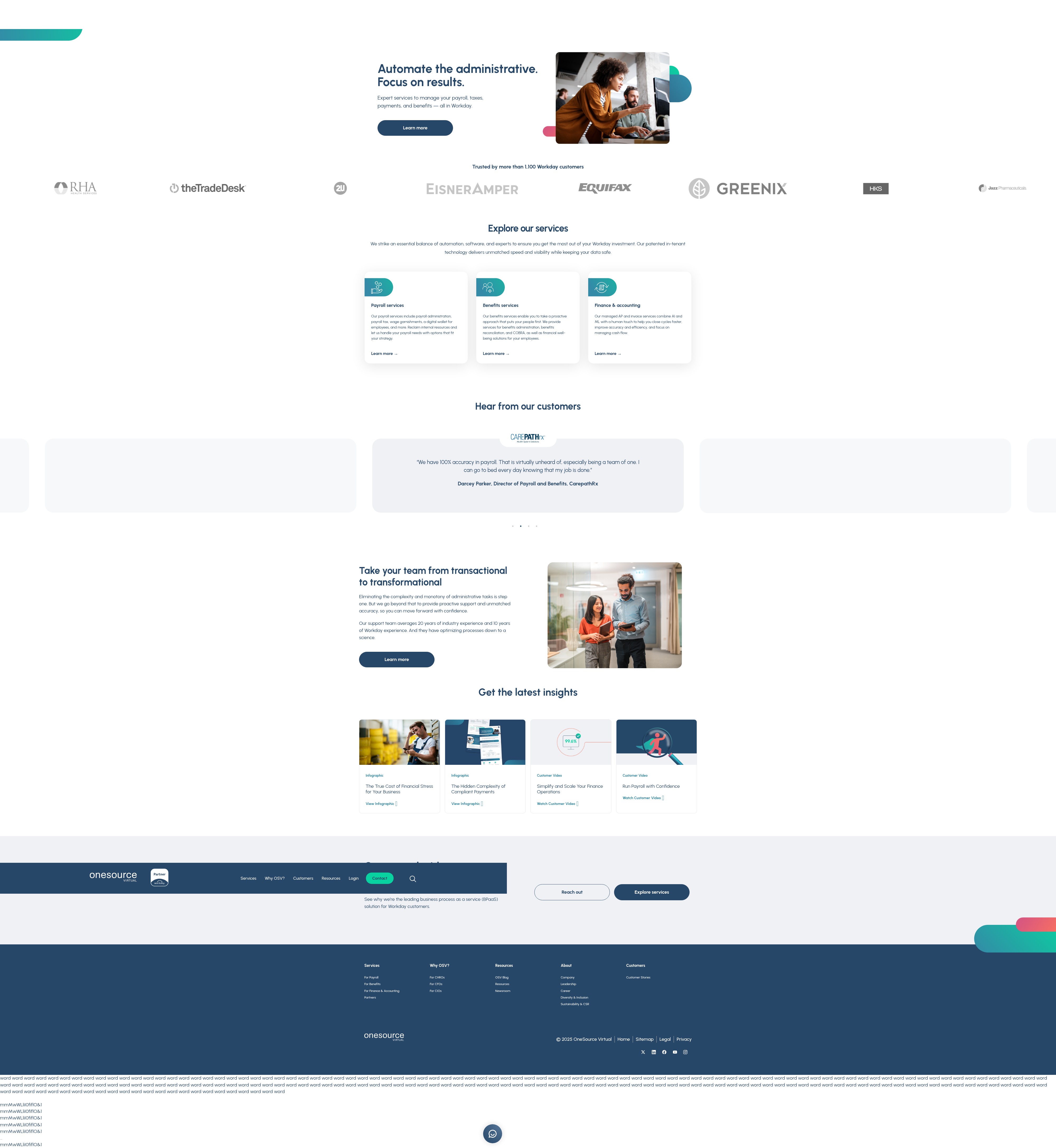 Screenshot of onesourcevirtual.com