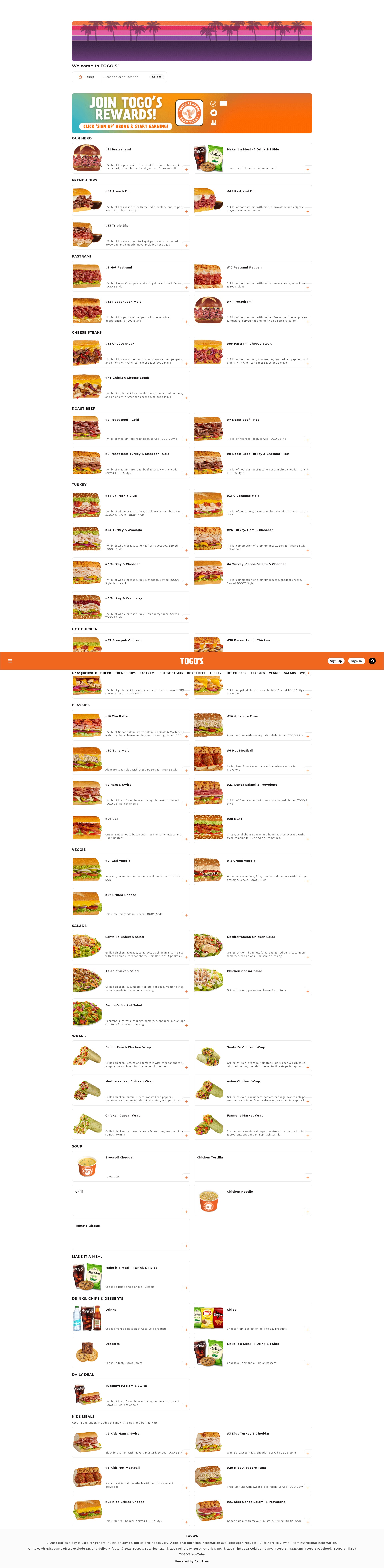 Screenshot of online.togos.com