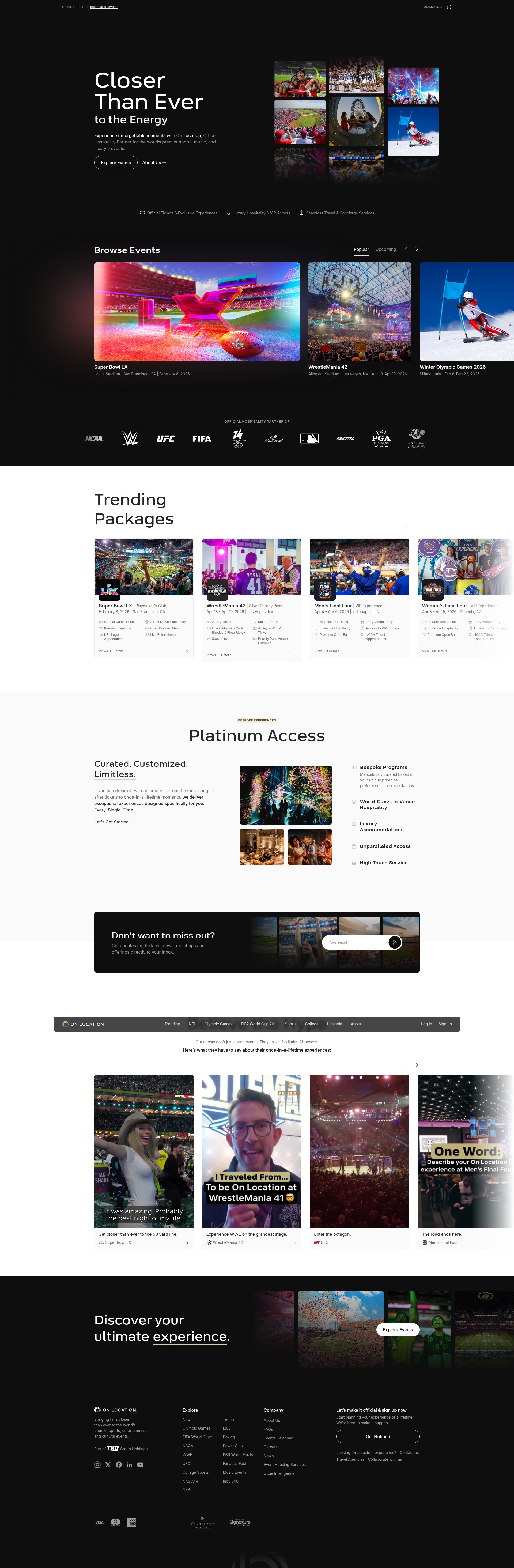 Screenshot of onlocationexp.com