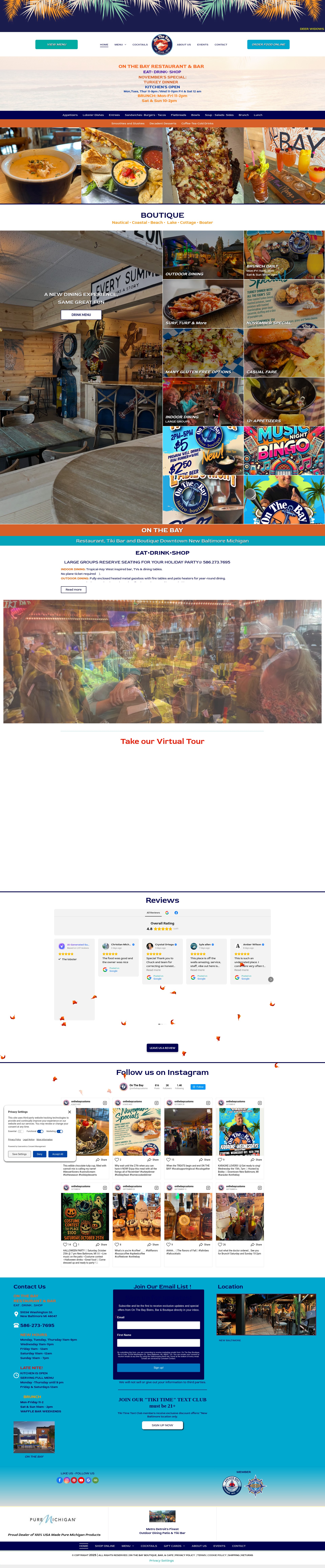 Screenshot of onthebaycustoms.com