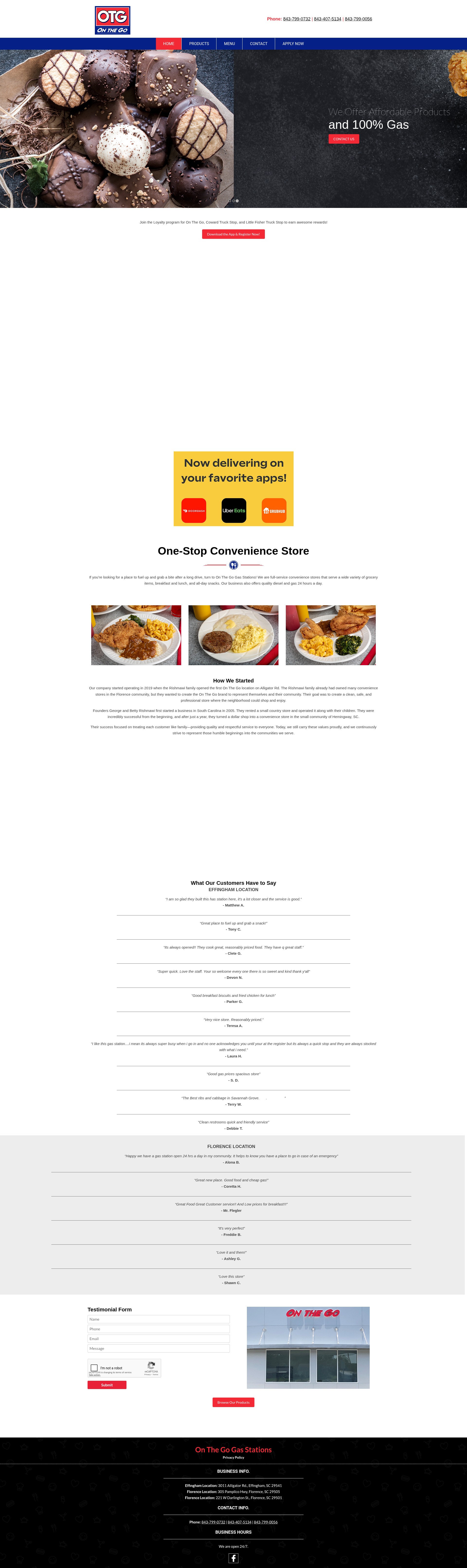Screenshot of onthegogasstation.com