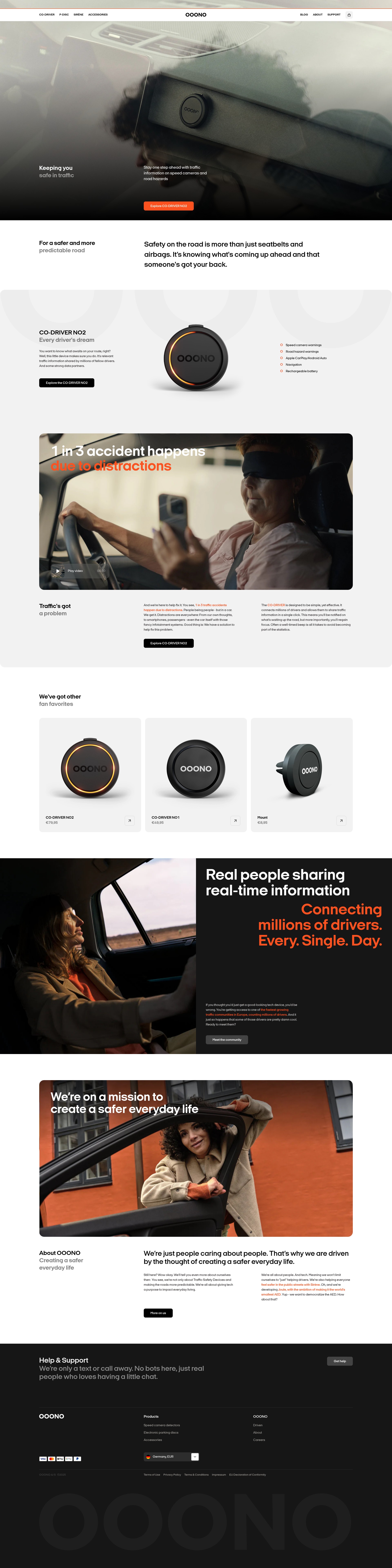 Screenshot of ooono.com