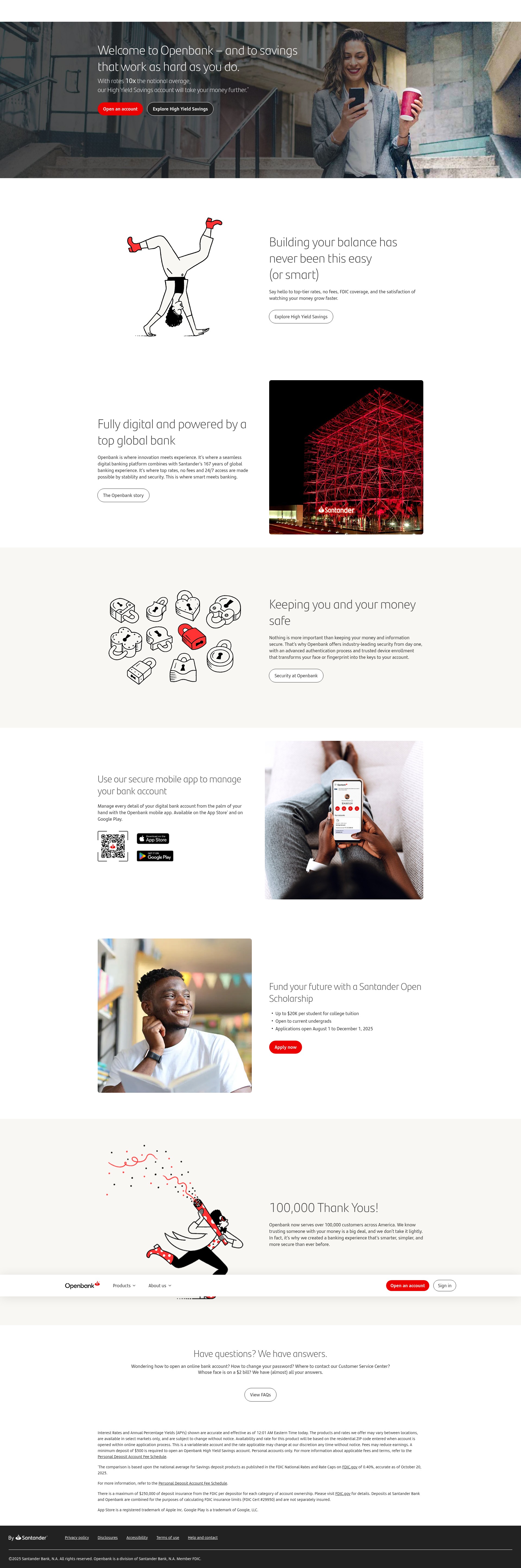 Screenshot of openbank.us