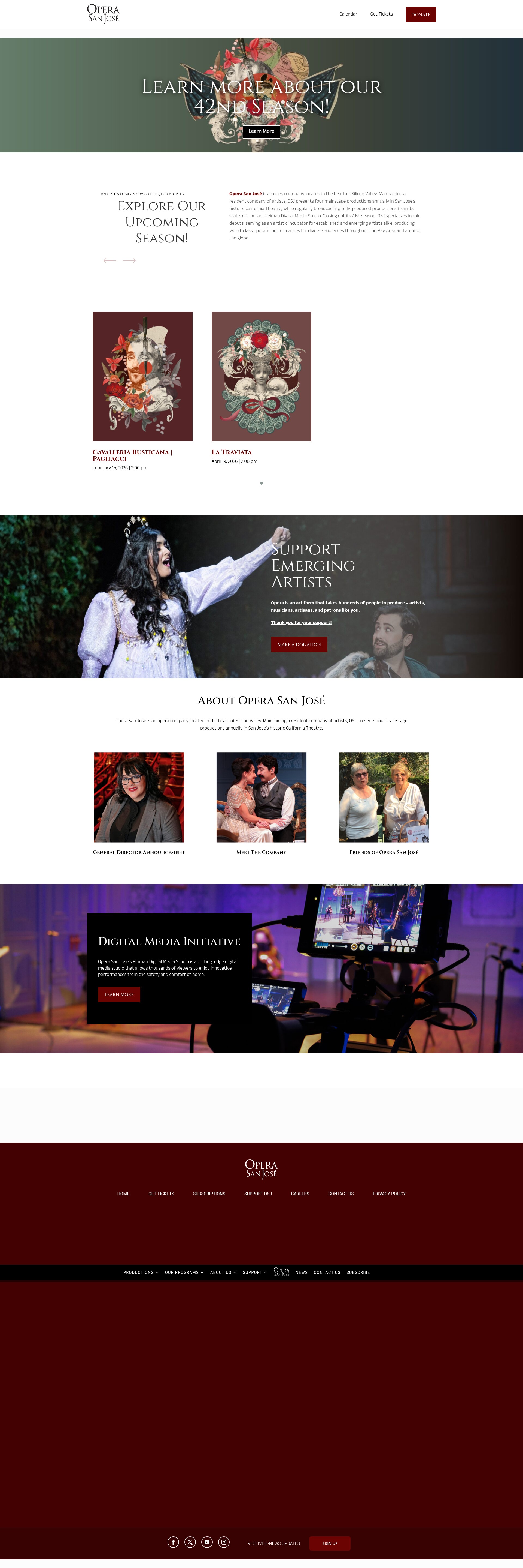 Screenshot of operasj.org