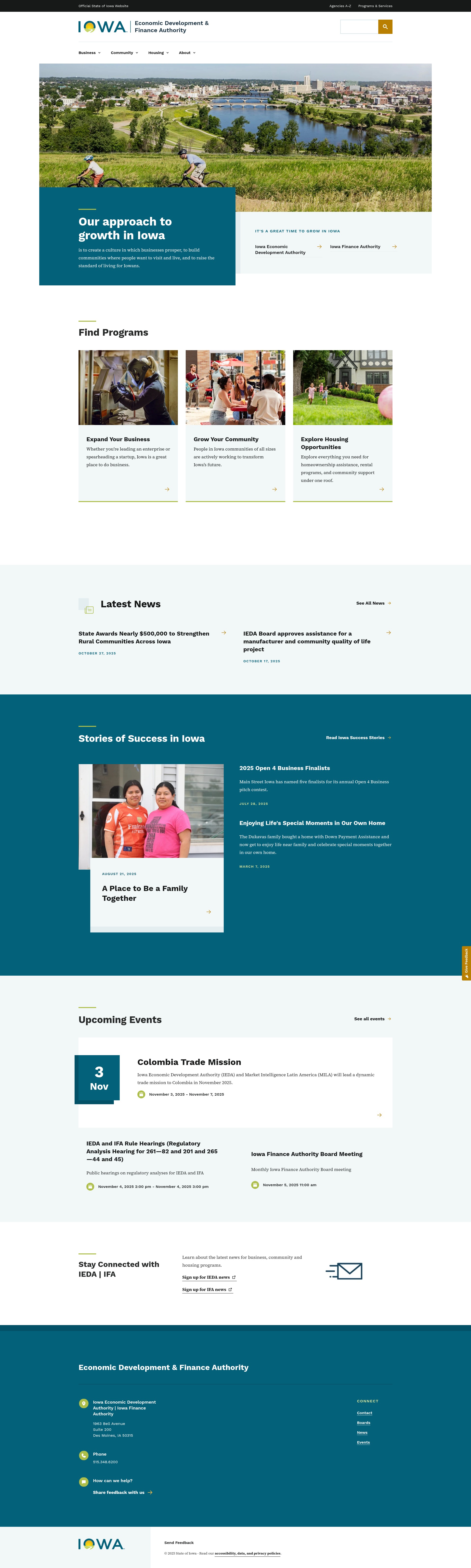 Screenshot of opportunityiowa.gov