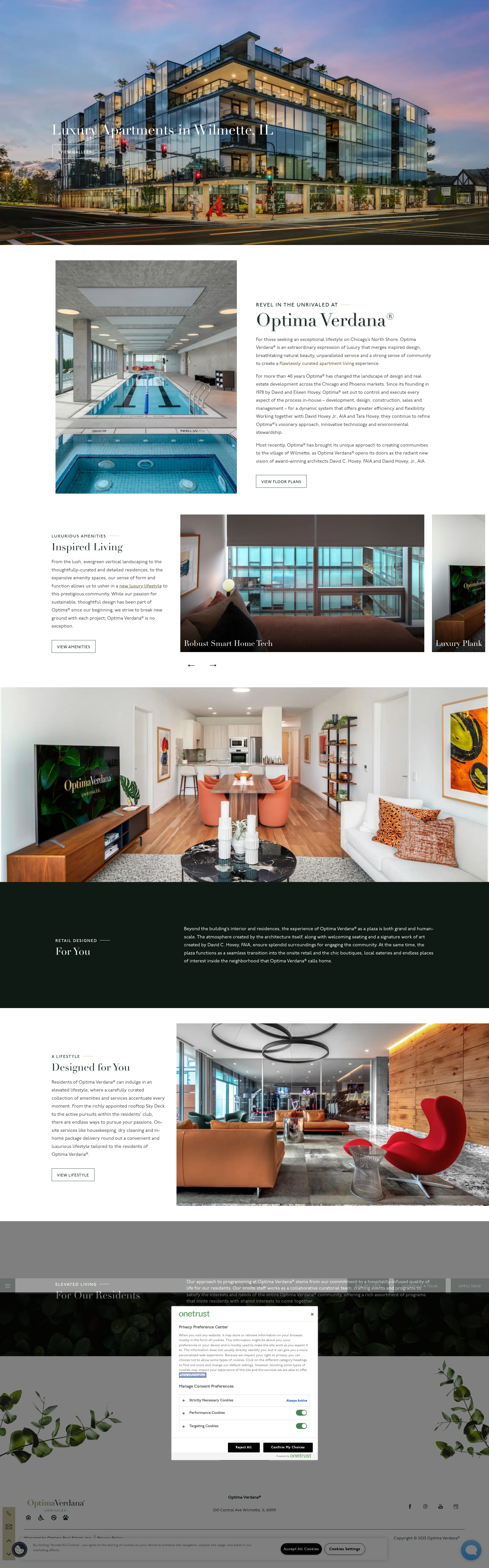 Screenshot of optimaverdana.com