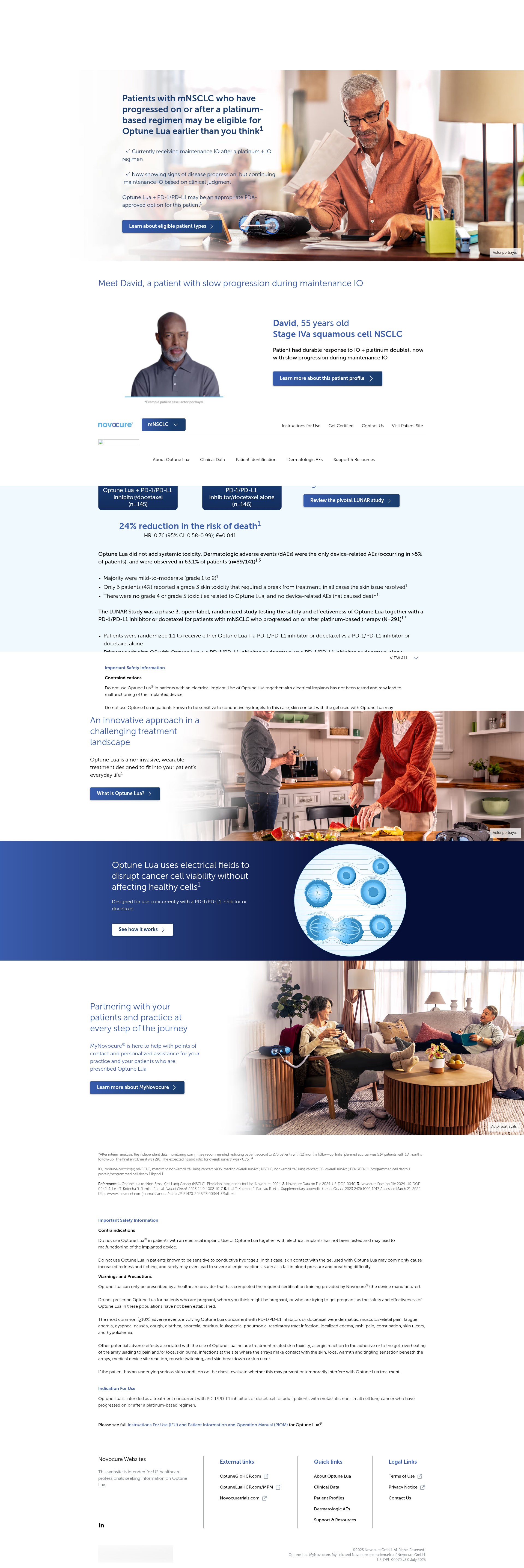 Screenshot of optuneluahcp.com