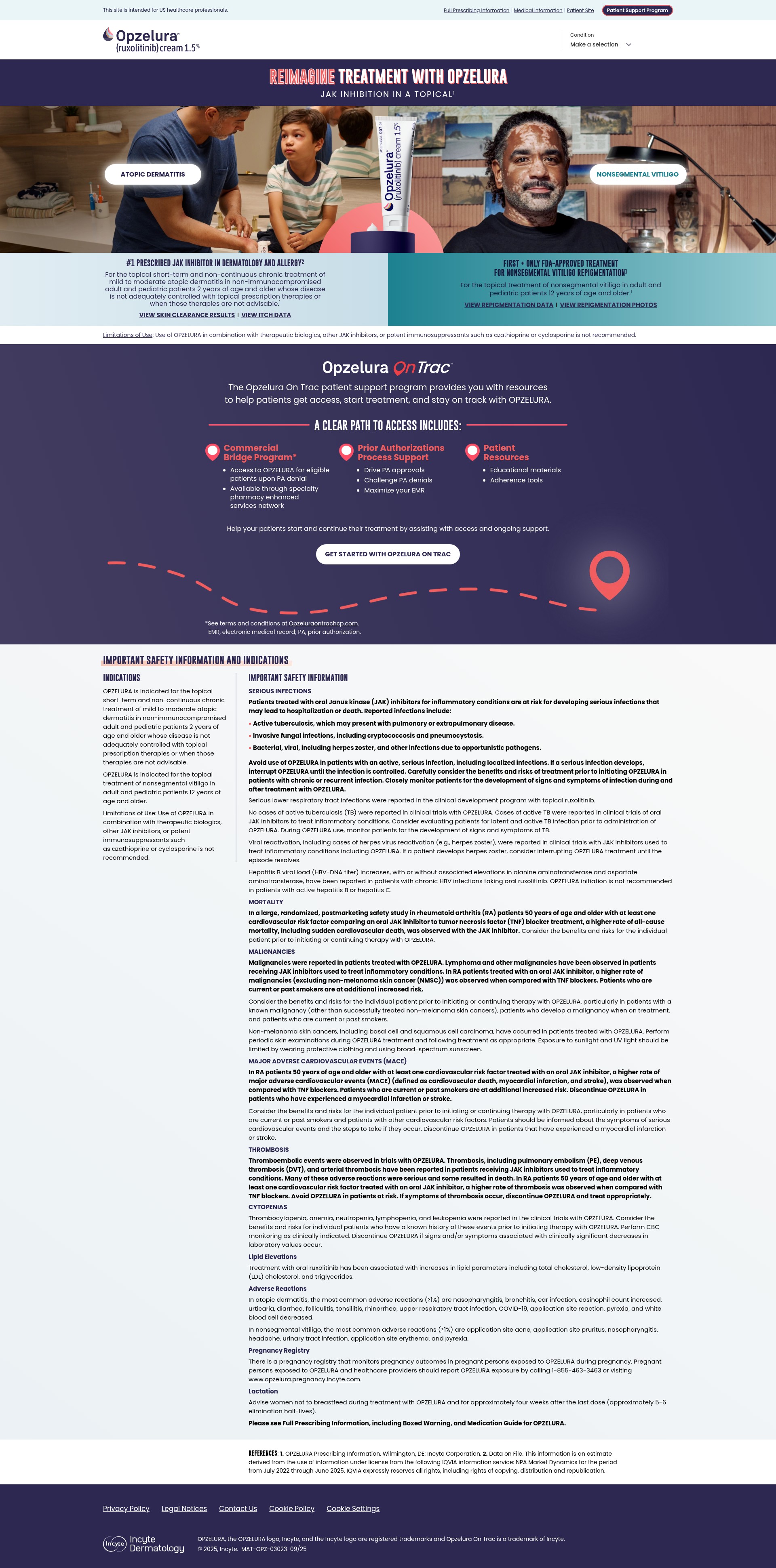 Screenshot of opzelurahcp.com
