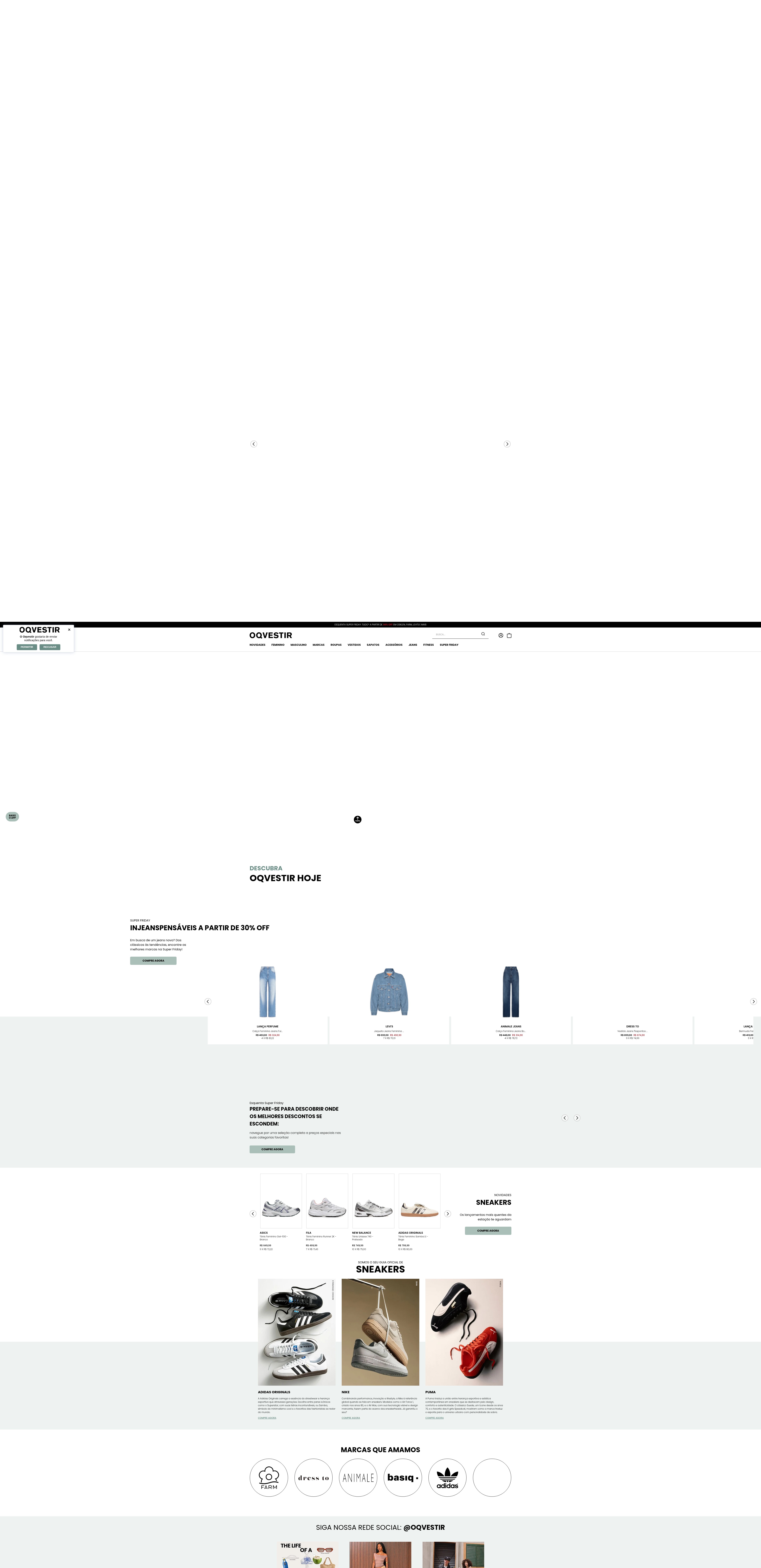 Screenshot of oqvestir.com.br
