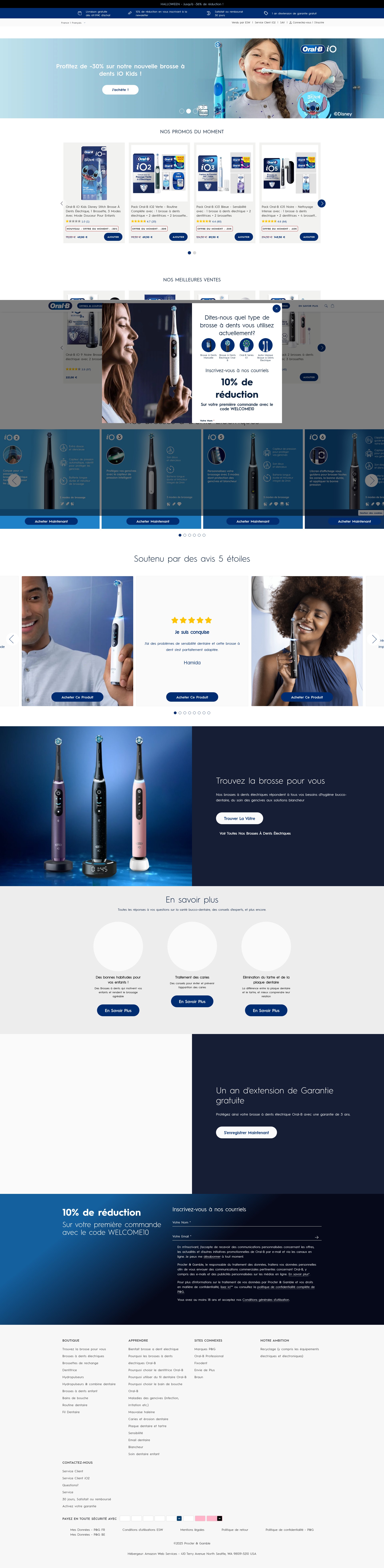 Screenshot of oralb.fr