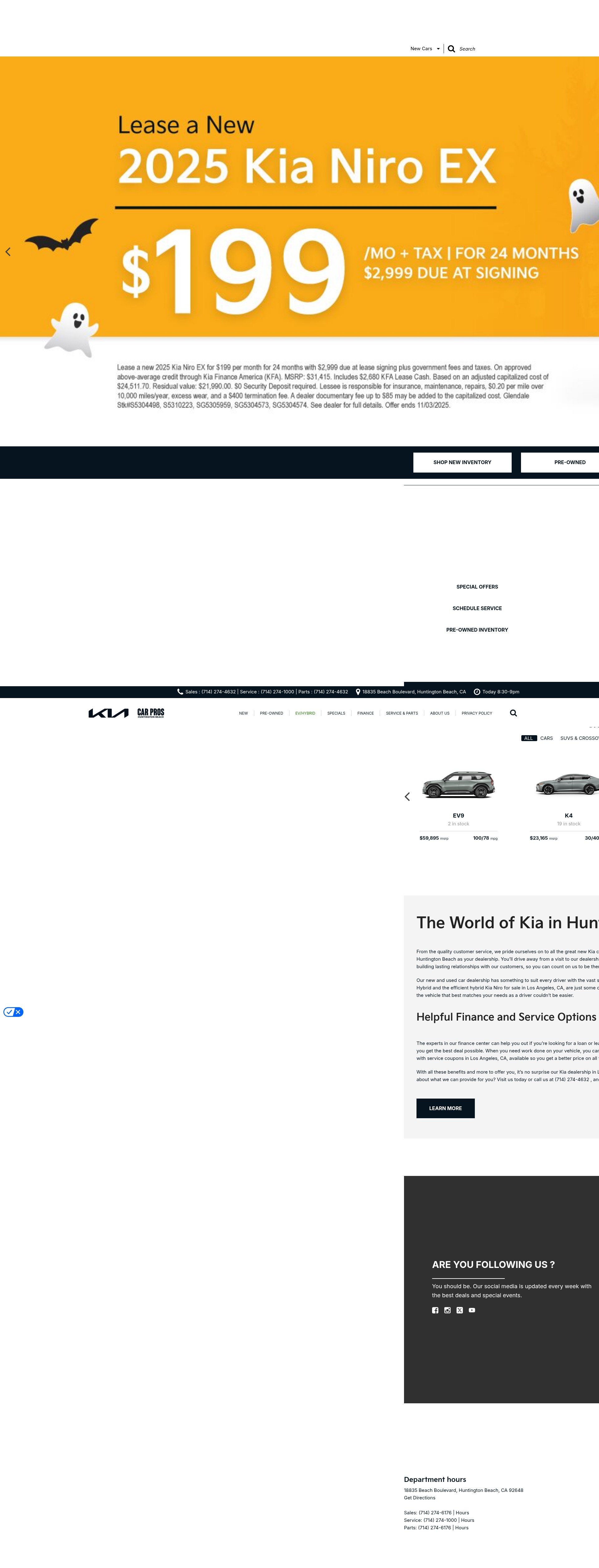 Screenshot of orangecountykia.com
