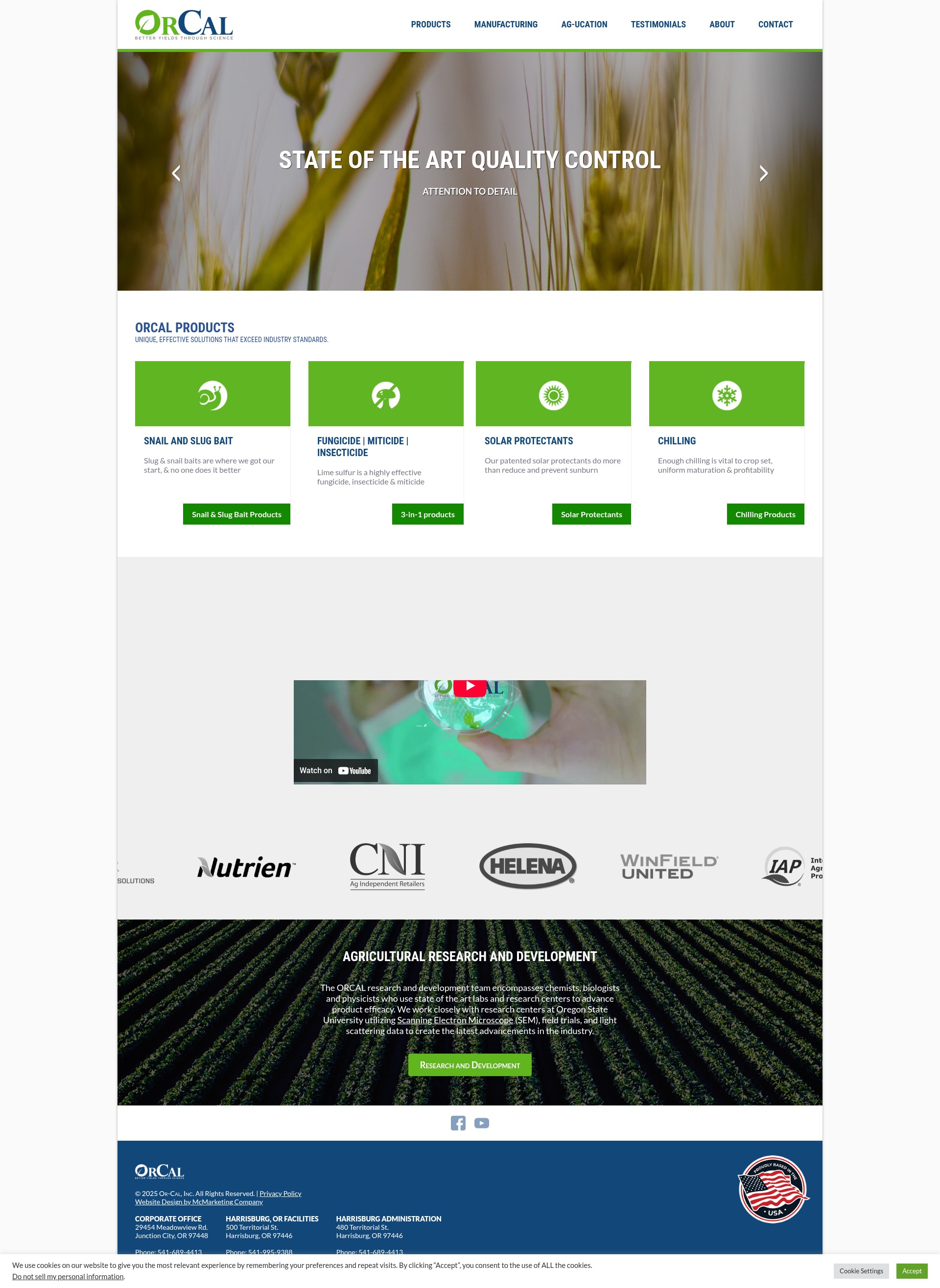 Screenshot of orcalinc.com