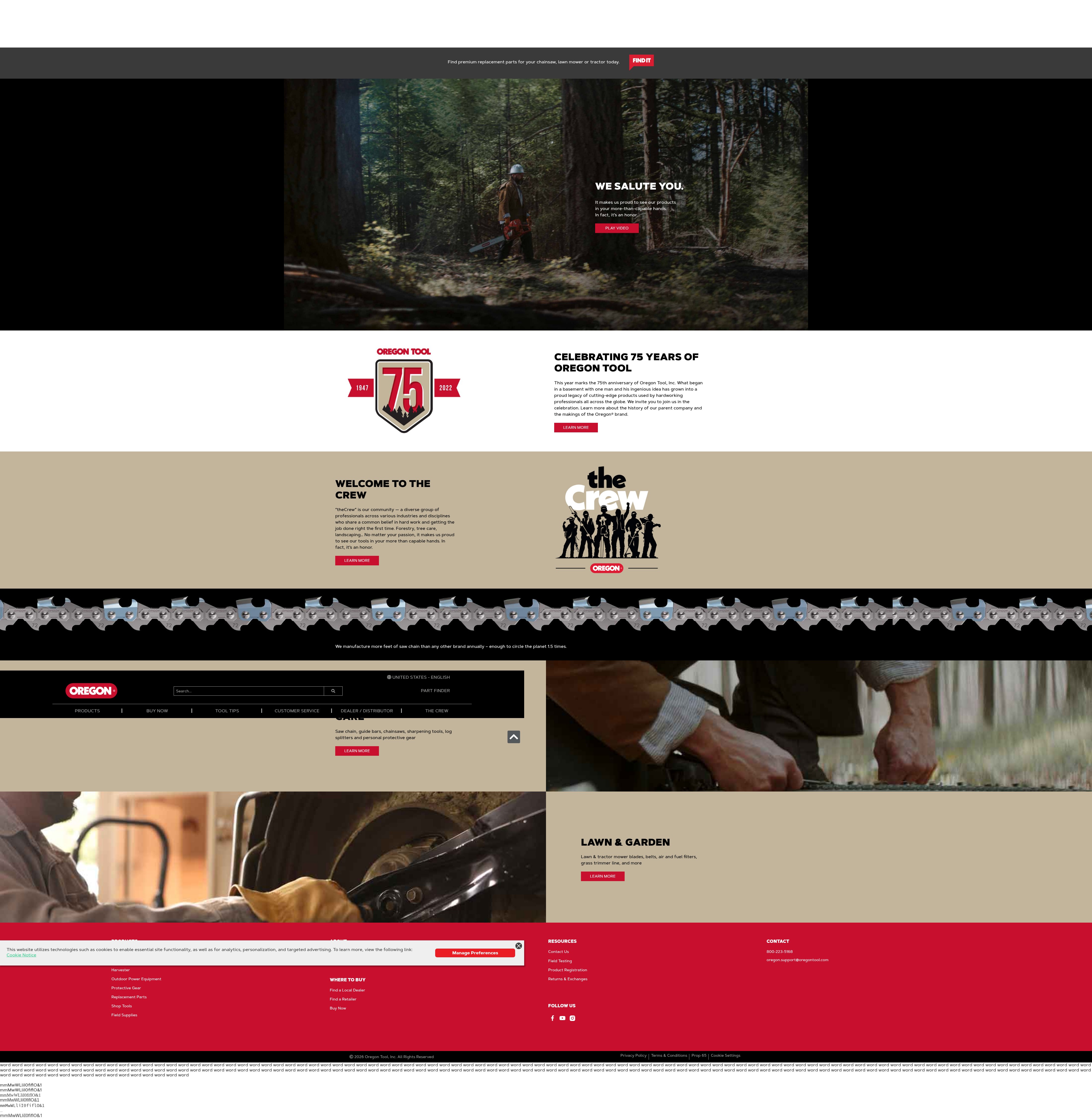 Screenshot of oregonproducts.com