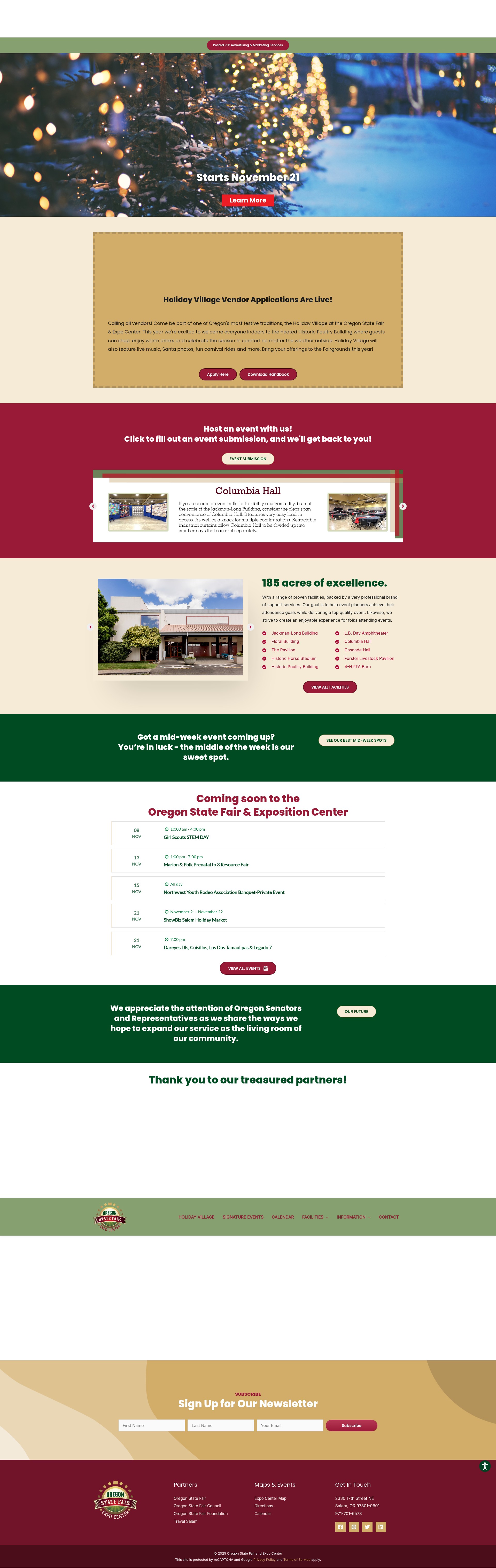Screenshot of oregonstateexpo.org