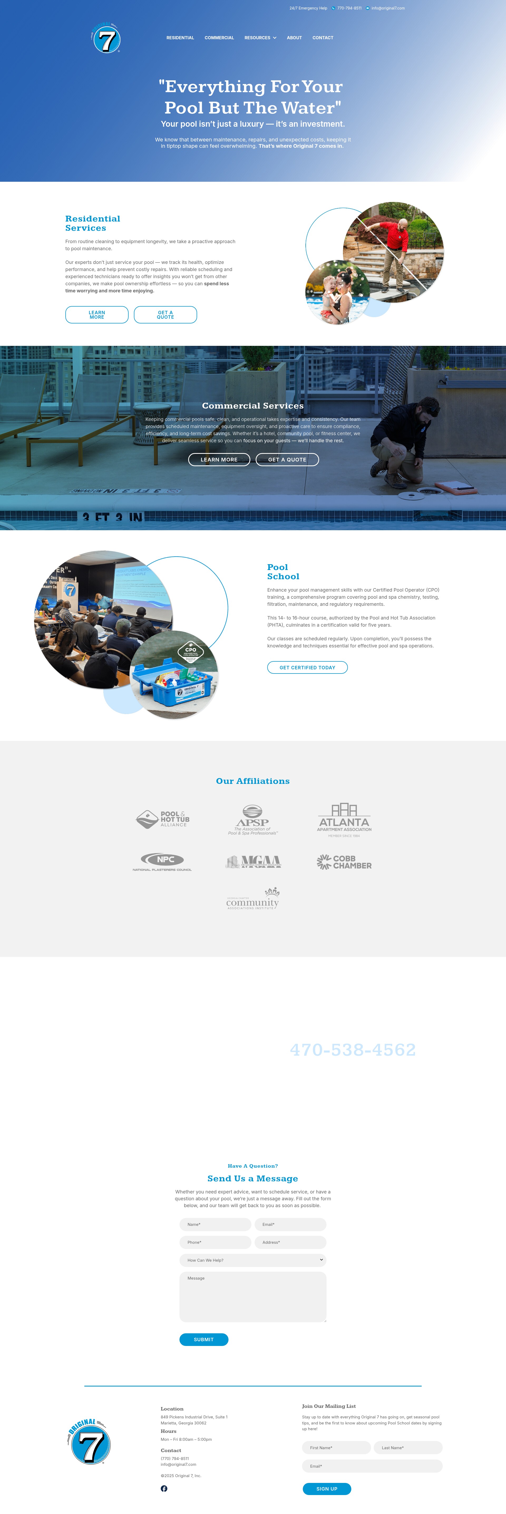 Screenshot of original7.com