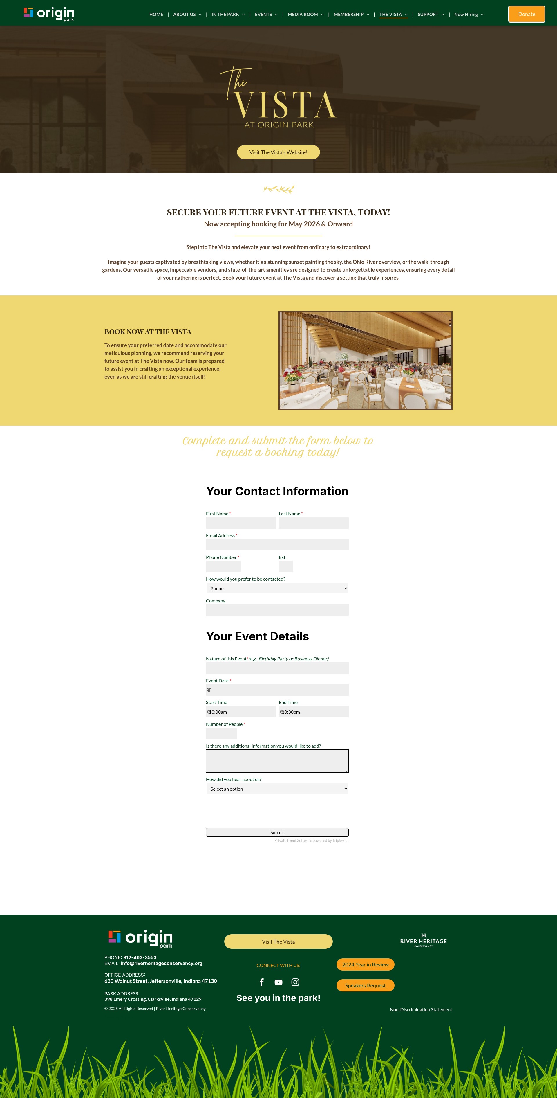 Screenshot of originpark.org