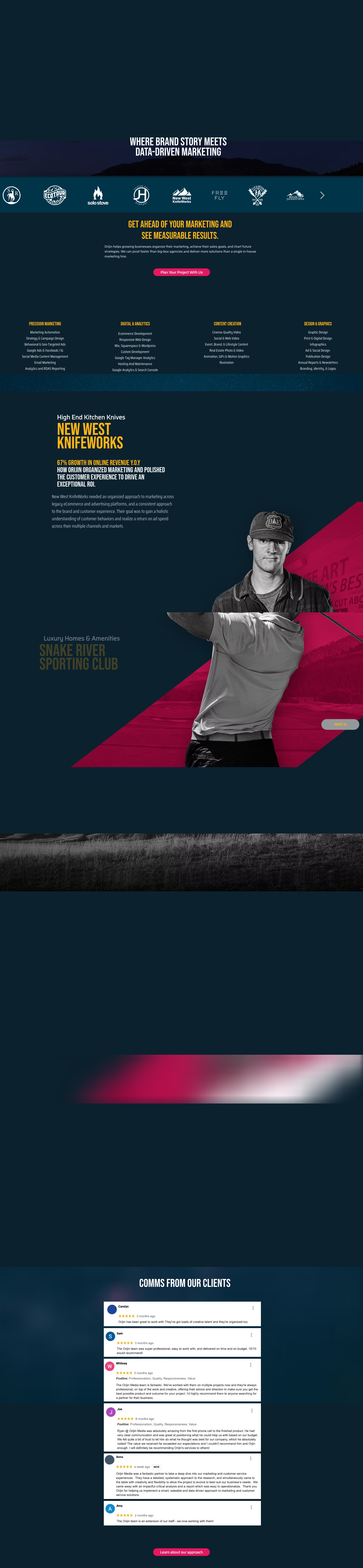 Screenshot of orijinmedia.com