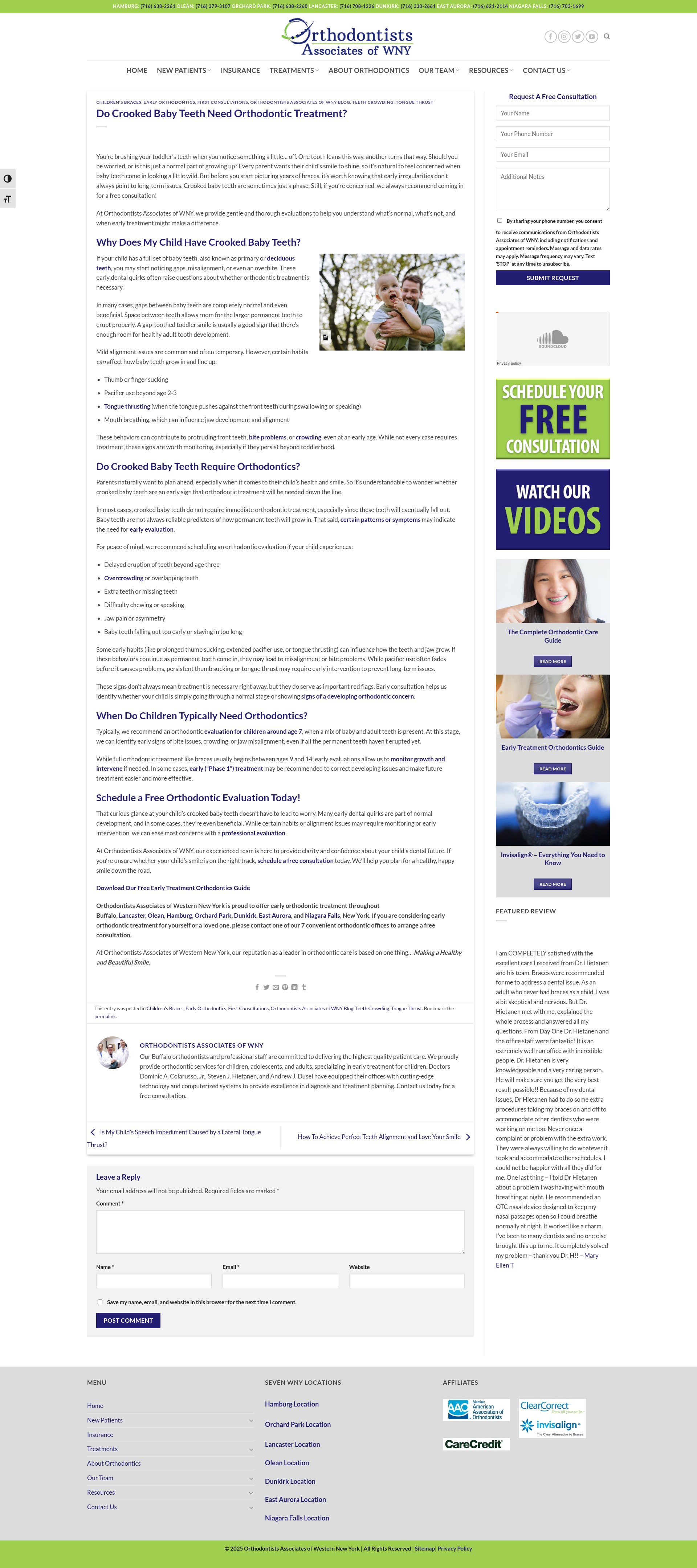 Screenshot of orthowny.com
