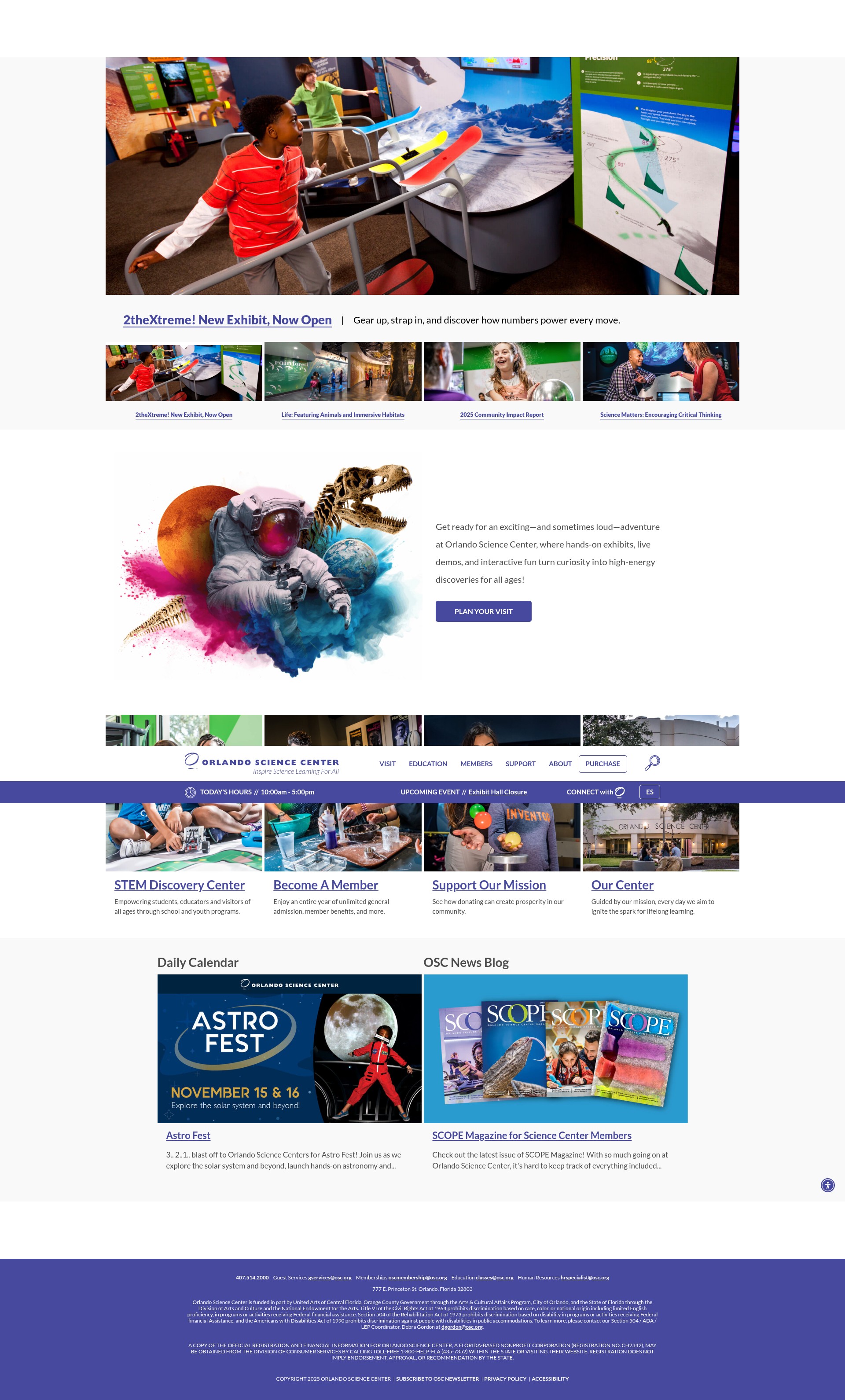 Screenshot of osc.org