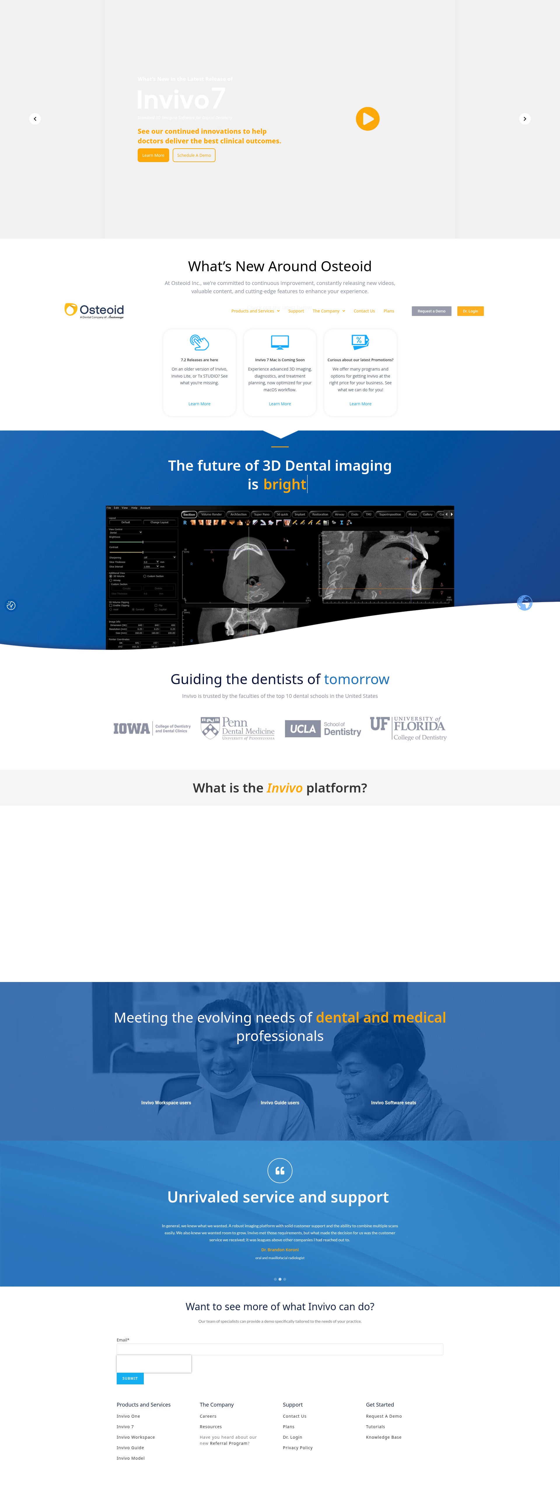 Screenshot of osteoidinc.com