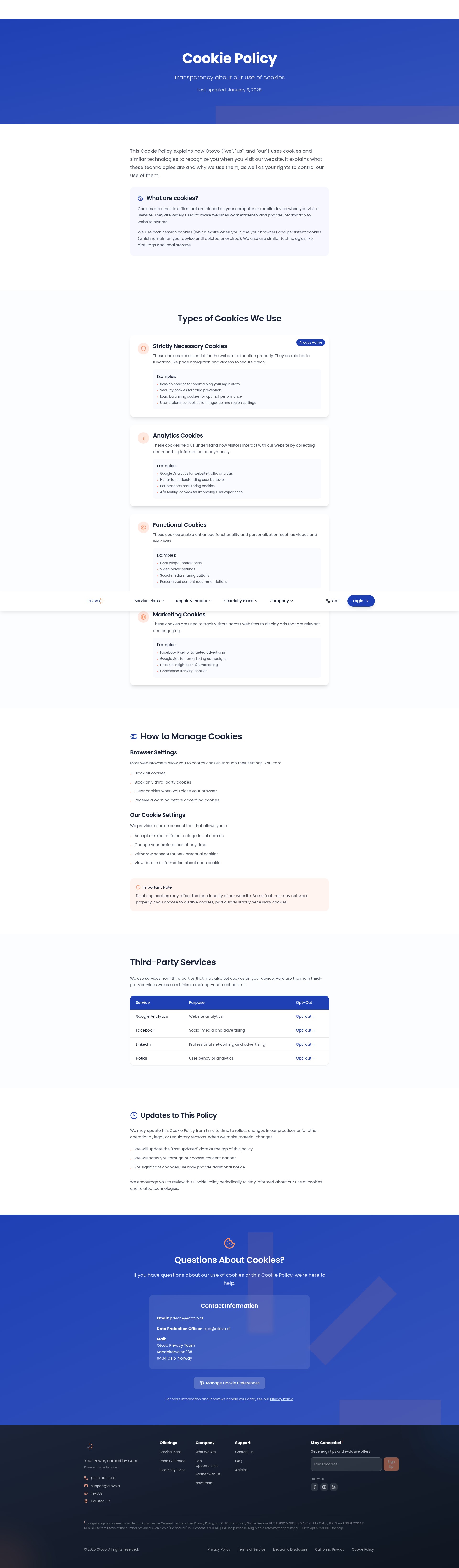 Screenshot of otovo.ai