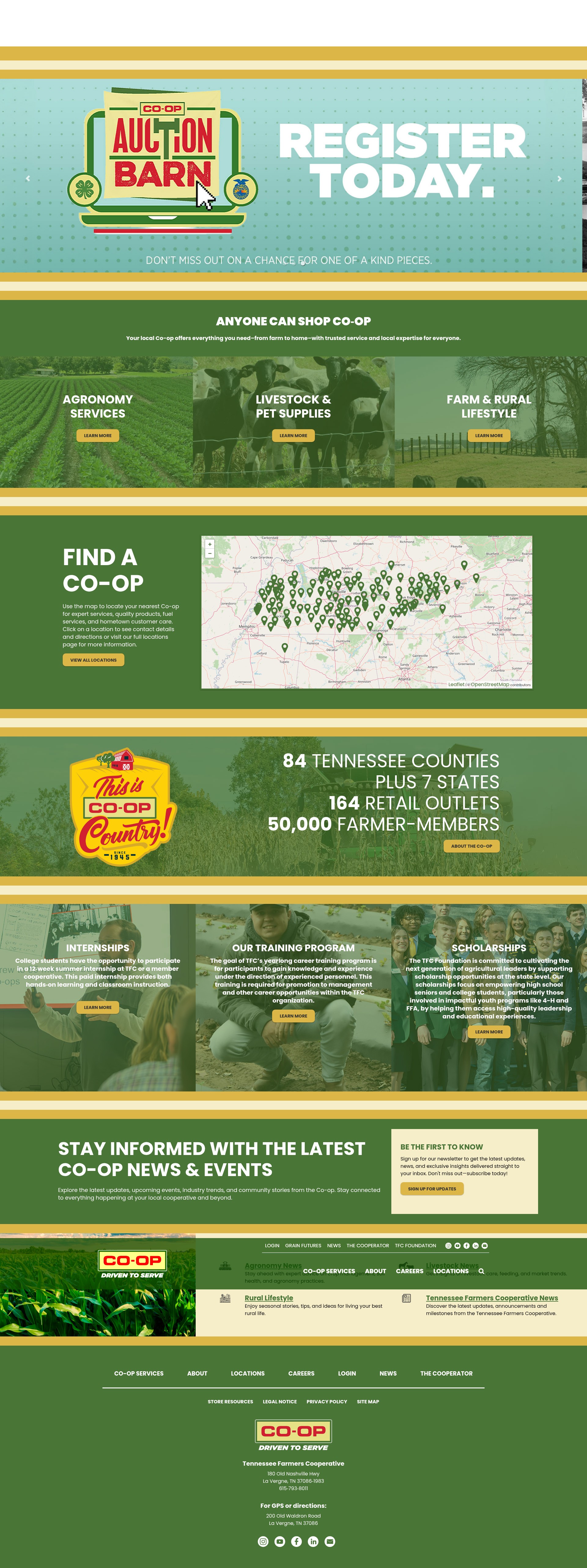 Screenshot of ourcoop.com