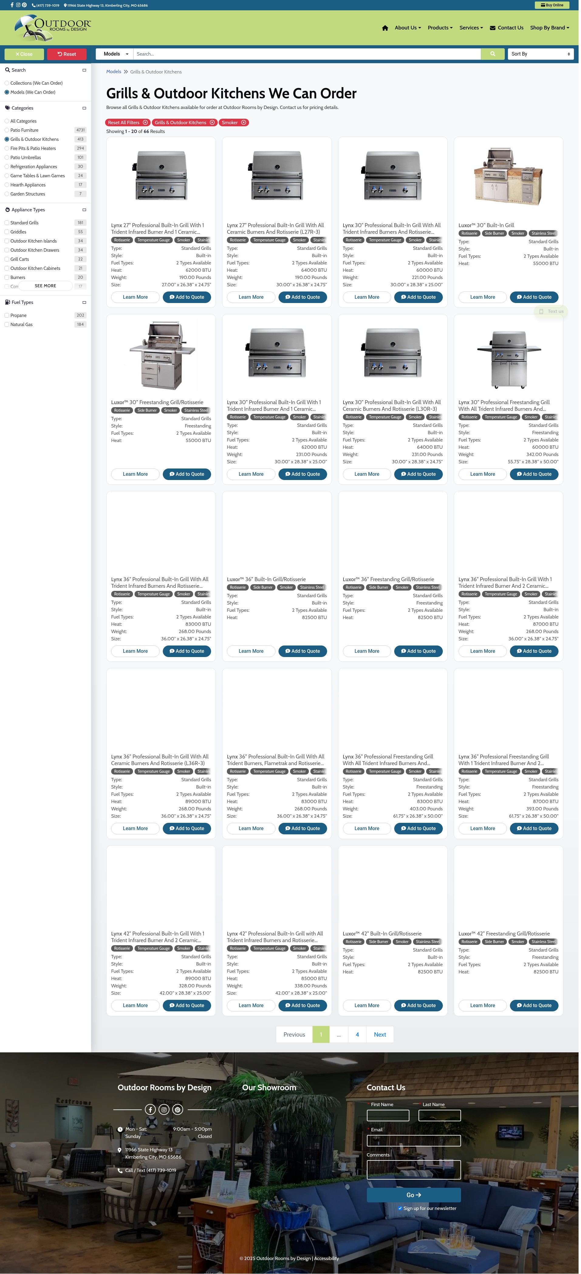 Screenshot of outdoorrooms.net