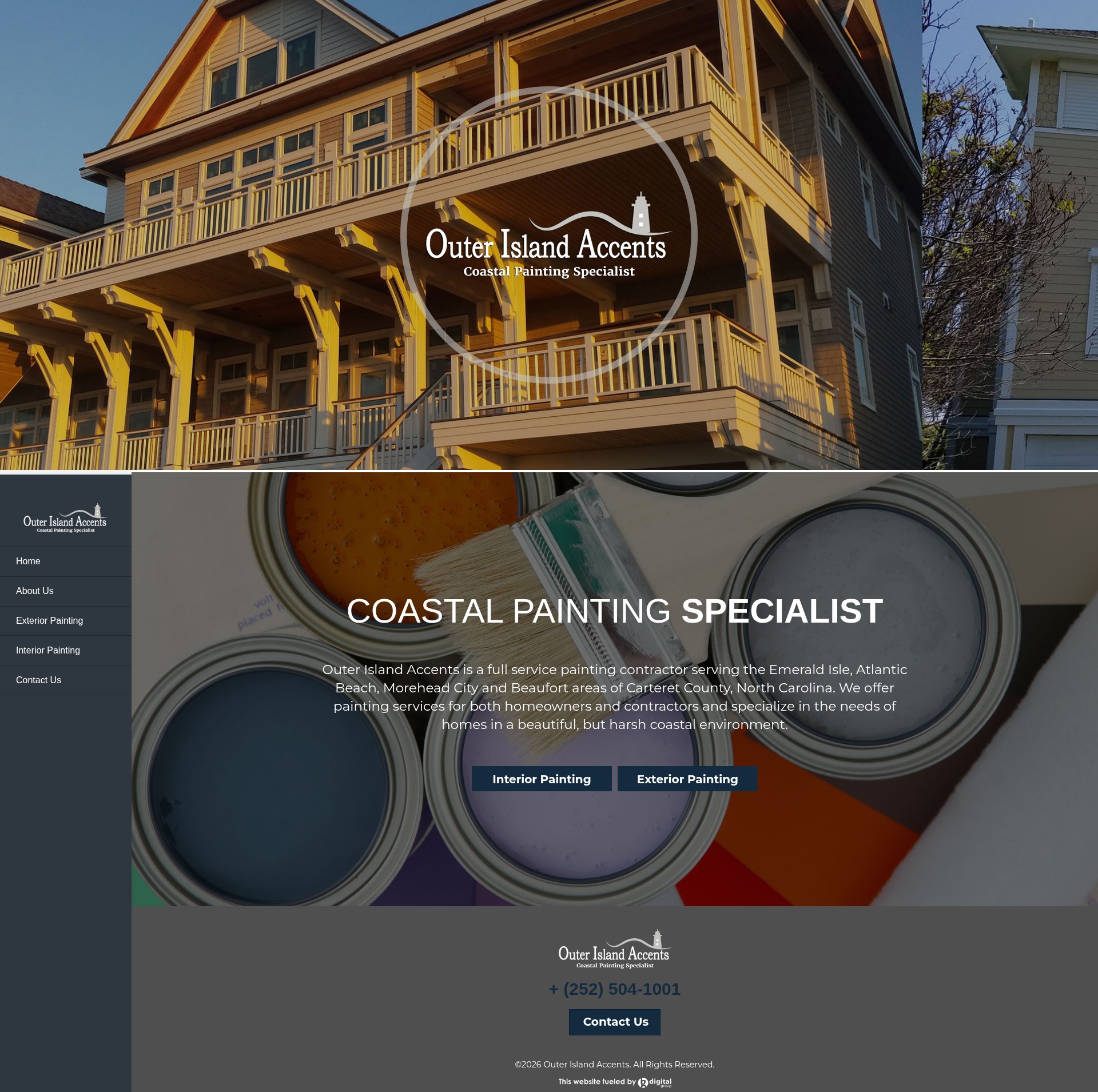 Screenshot of outerislandaccents.com