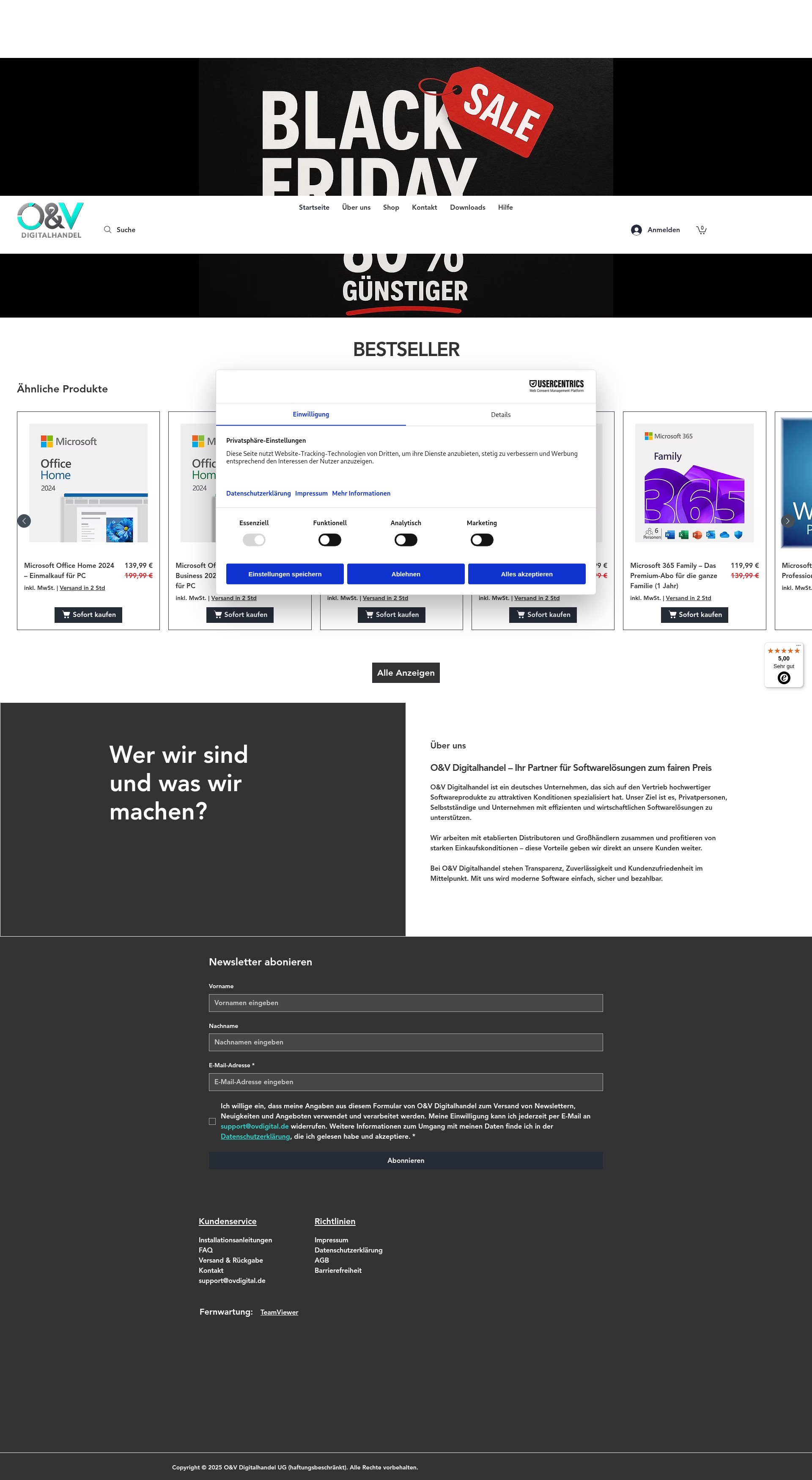 Screenshot of ovdigital.de