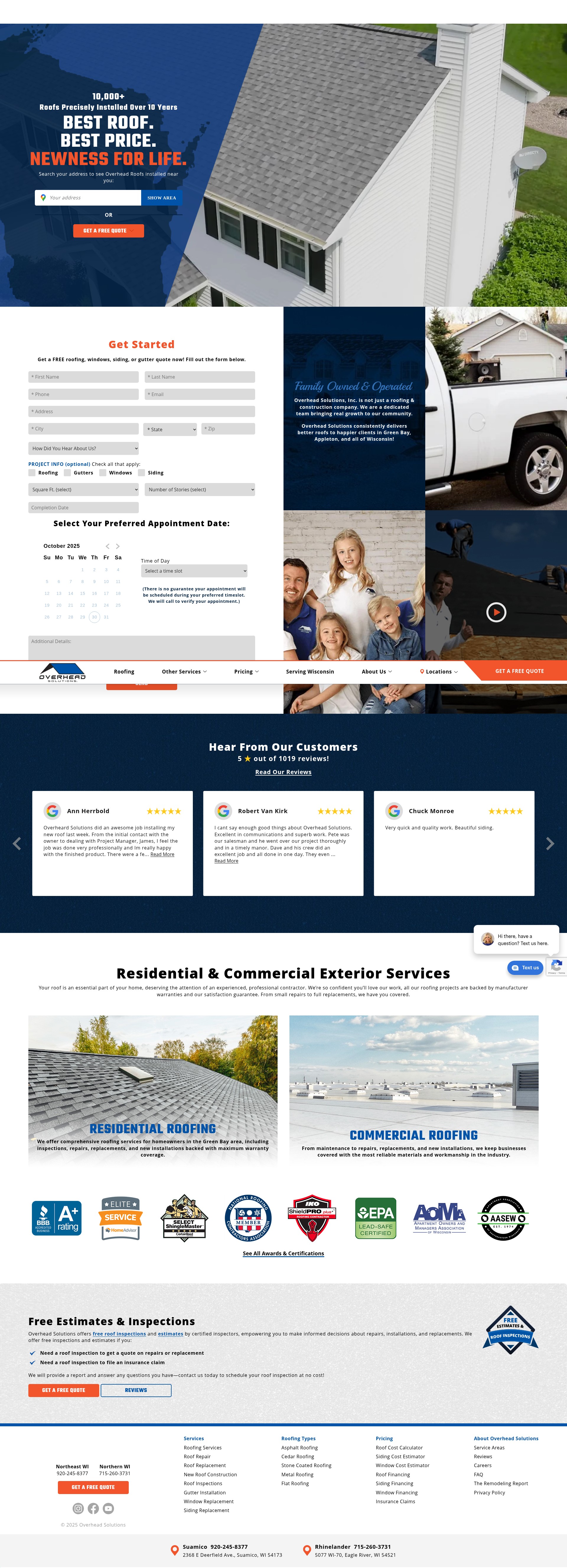 Screenshot of overheadsolutionsinc.com