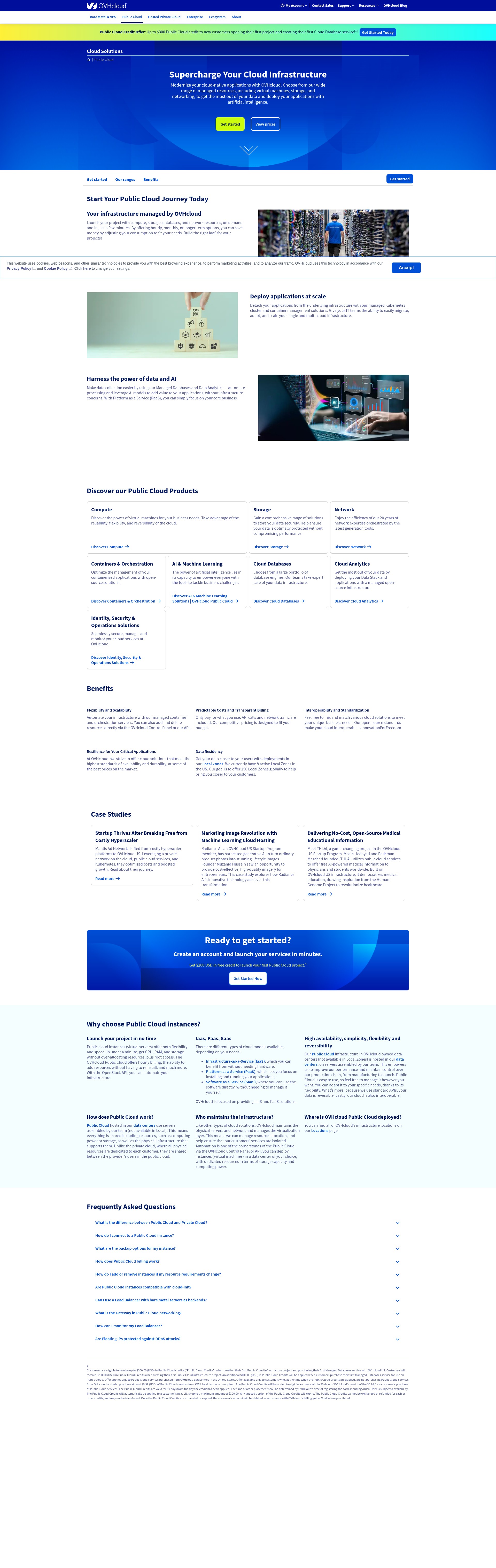 Screenshot of ovhcloud.com