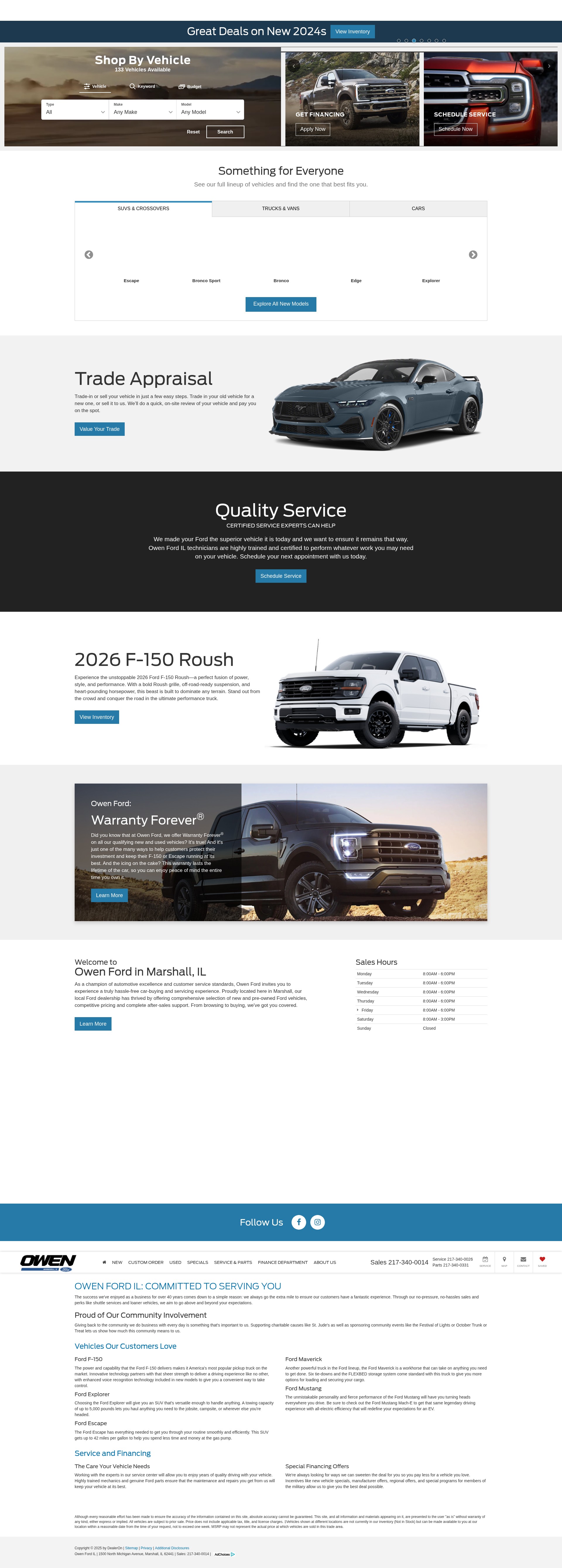 Screenshot of owen-ford.com