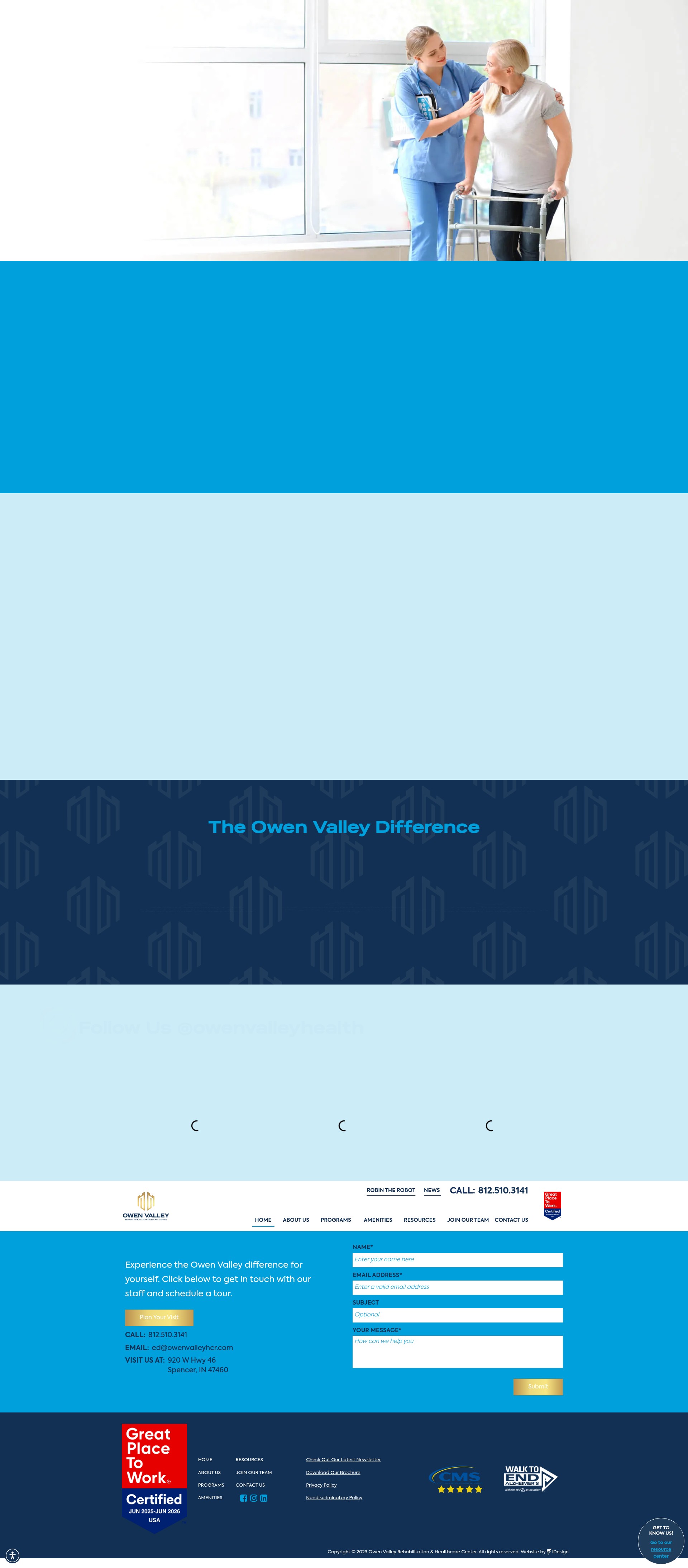 Screenshot of owenvalleyhcr.com