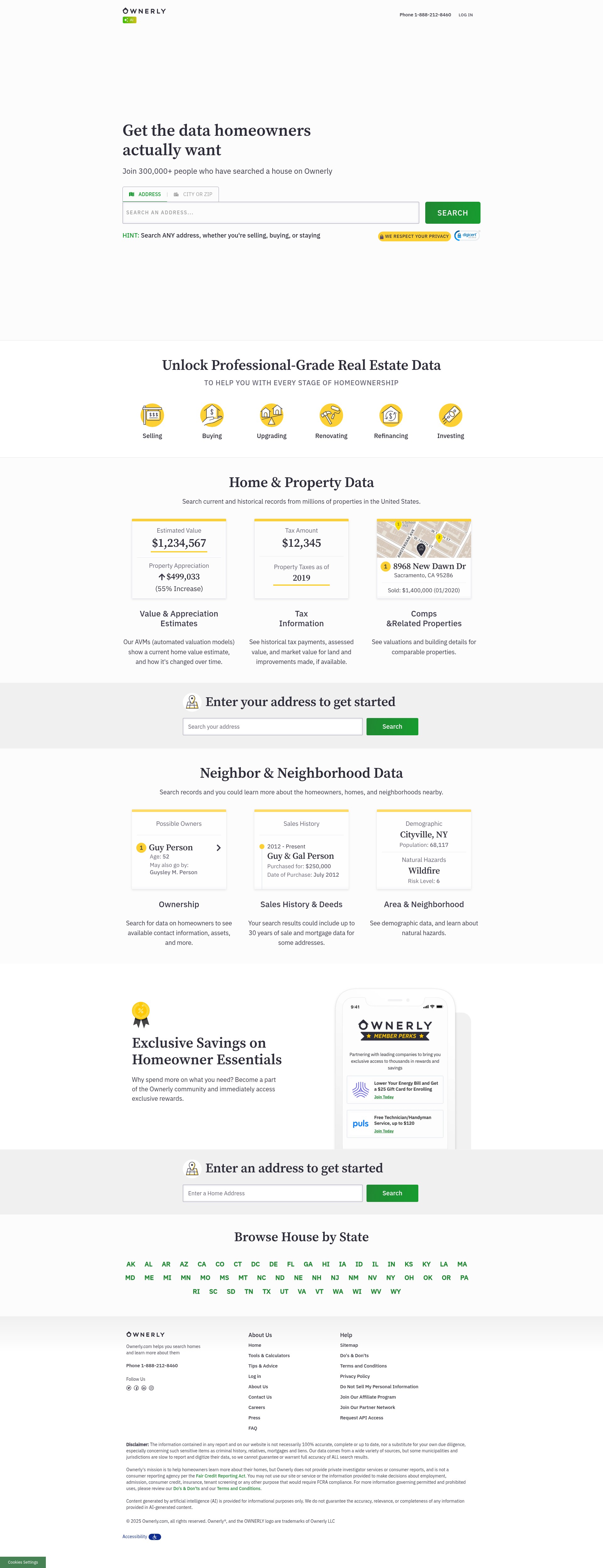 Screenshot of ownerly.com