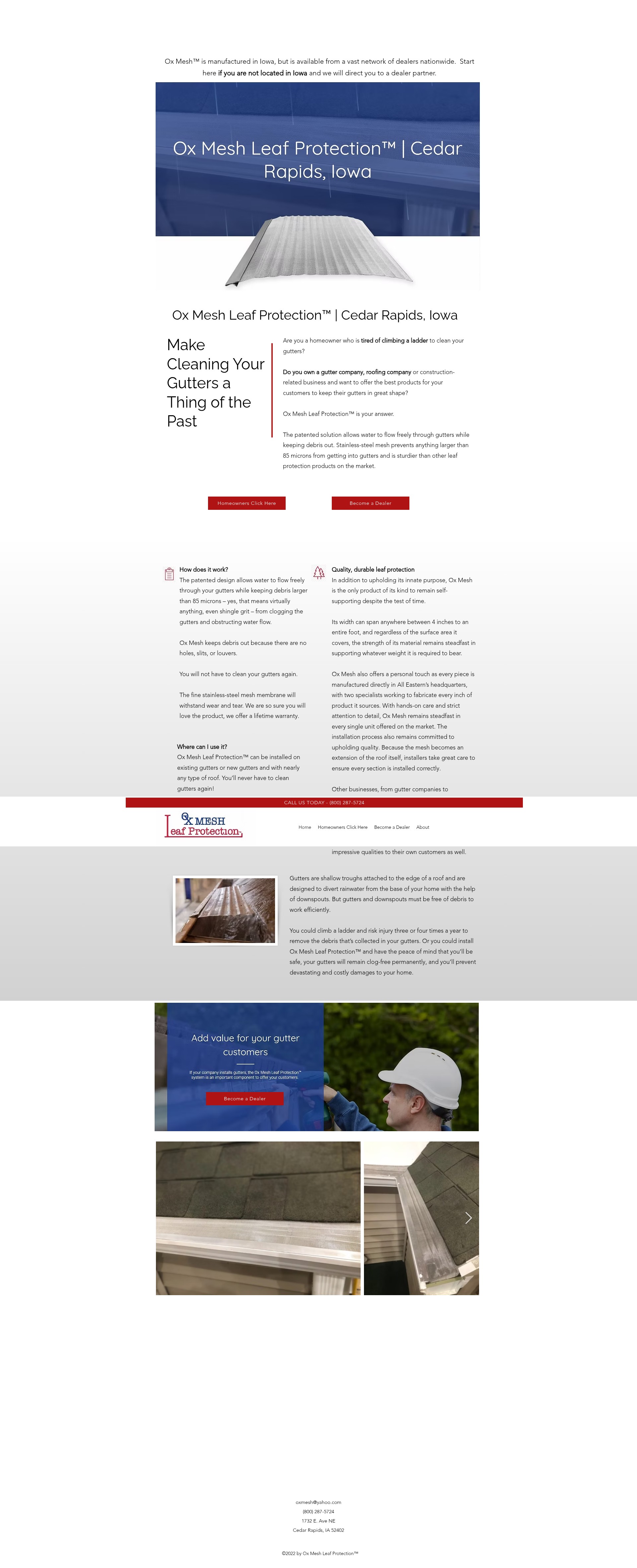 Screenshot of oxmesh.com