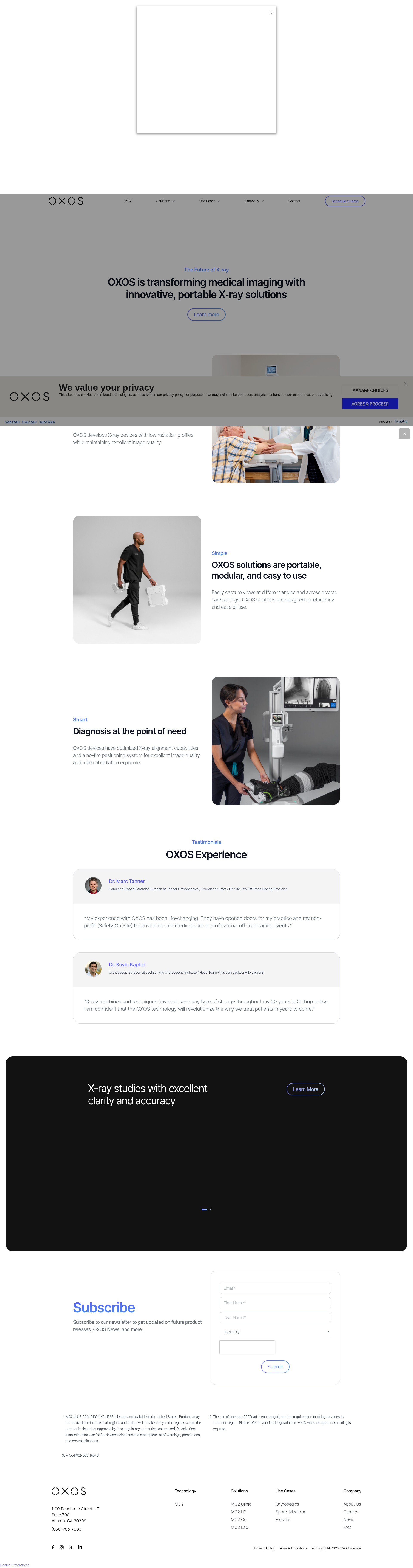 Screenshot of oxos.com