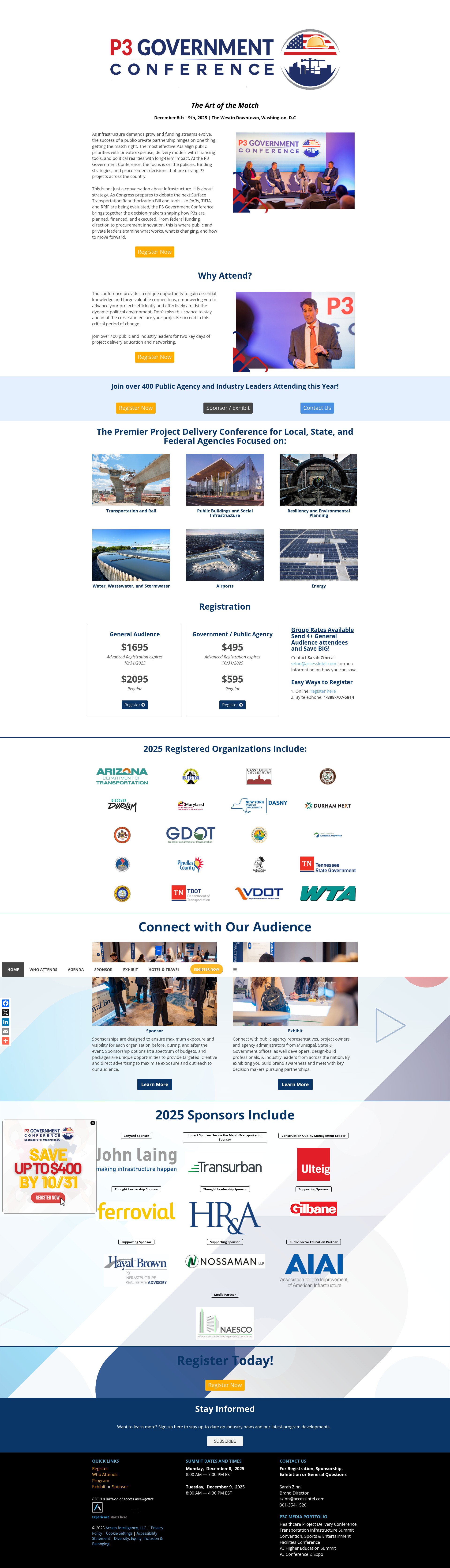 Screenshot of p3federalconference.com