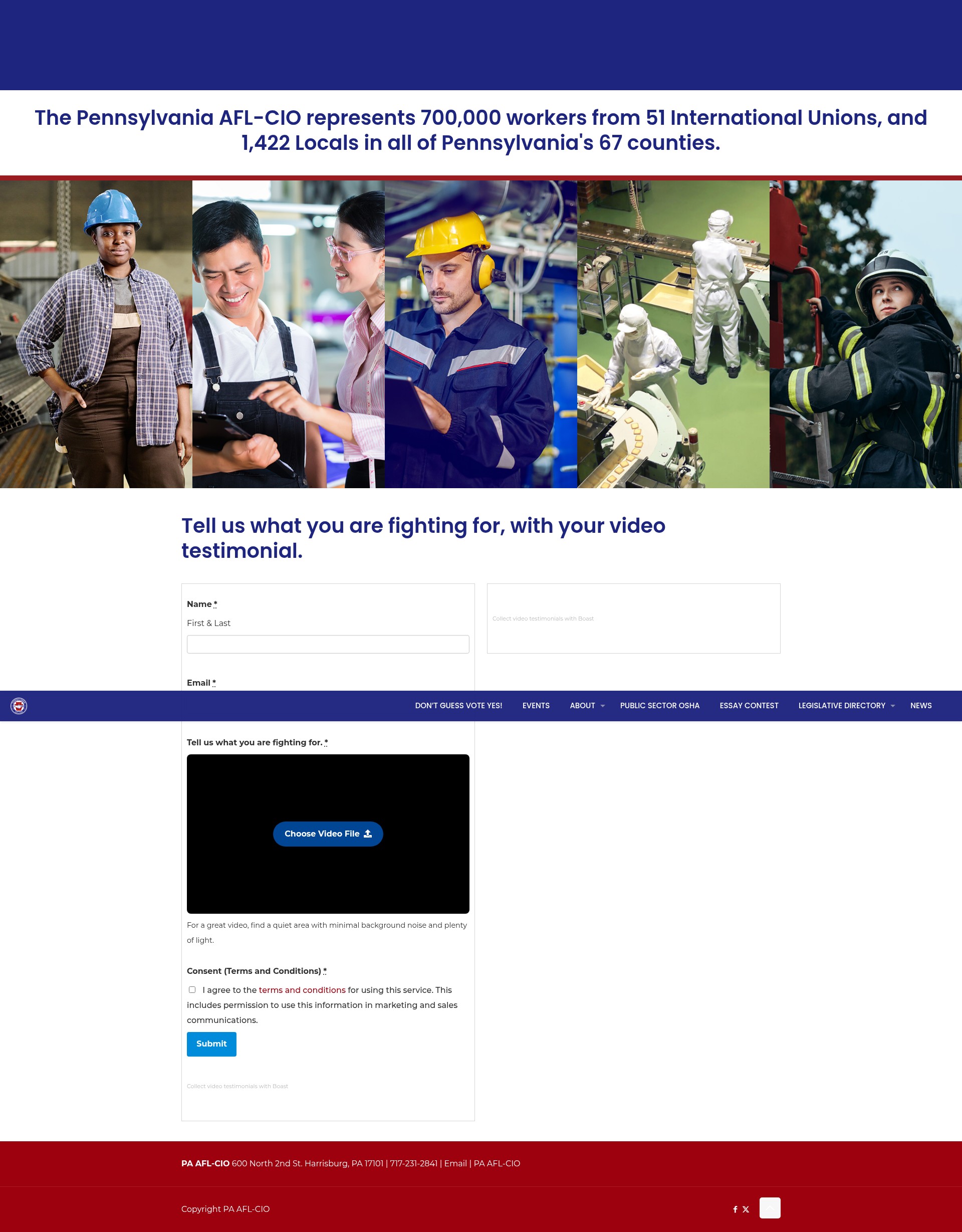 Screenshot of paaflcio.com