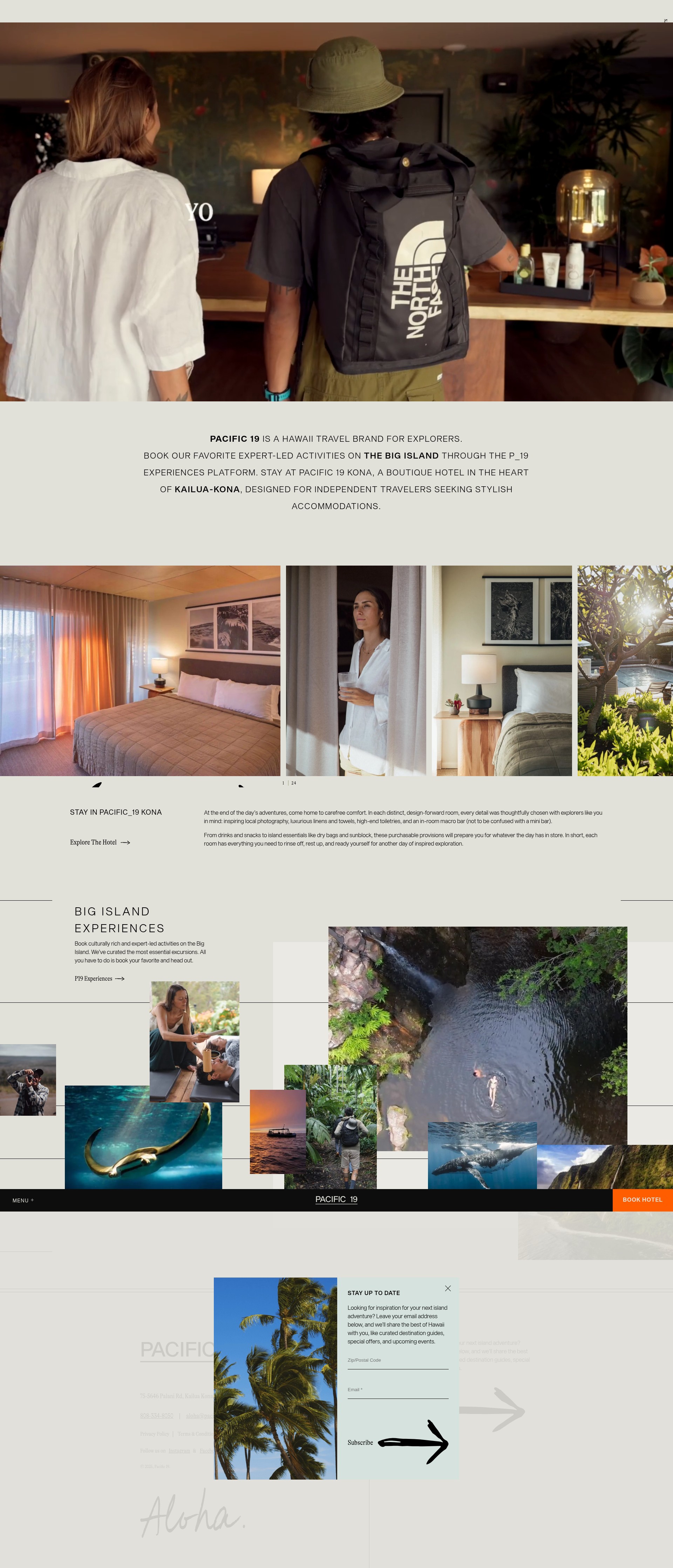 Screenshot of pacific19.com
