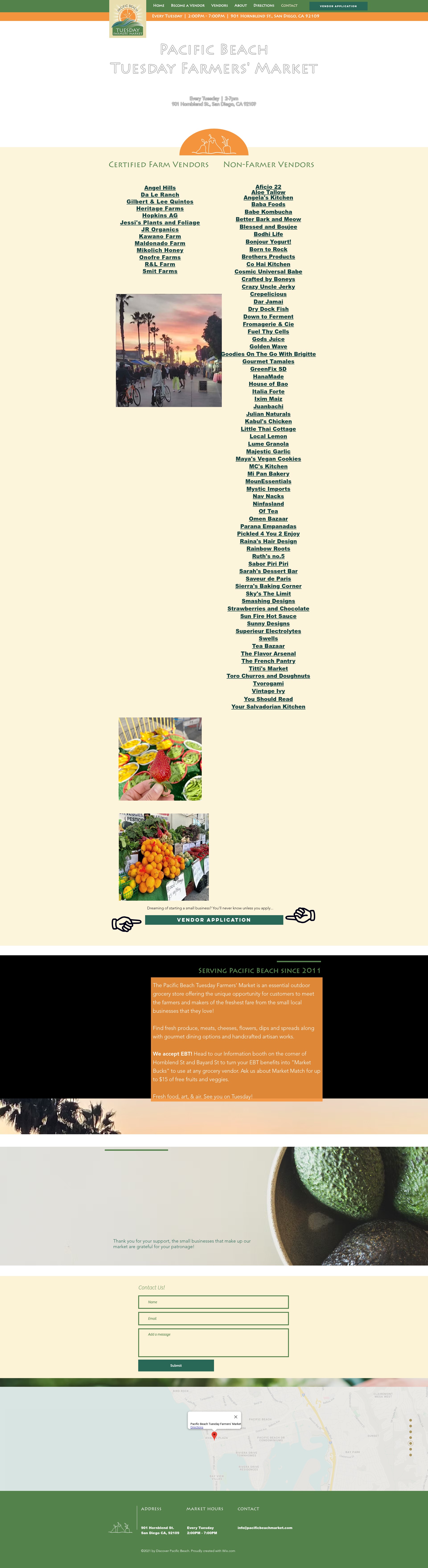 Screenshot of pacificbeachmarket.com