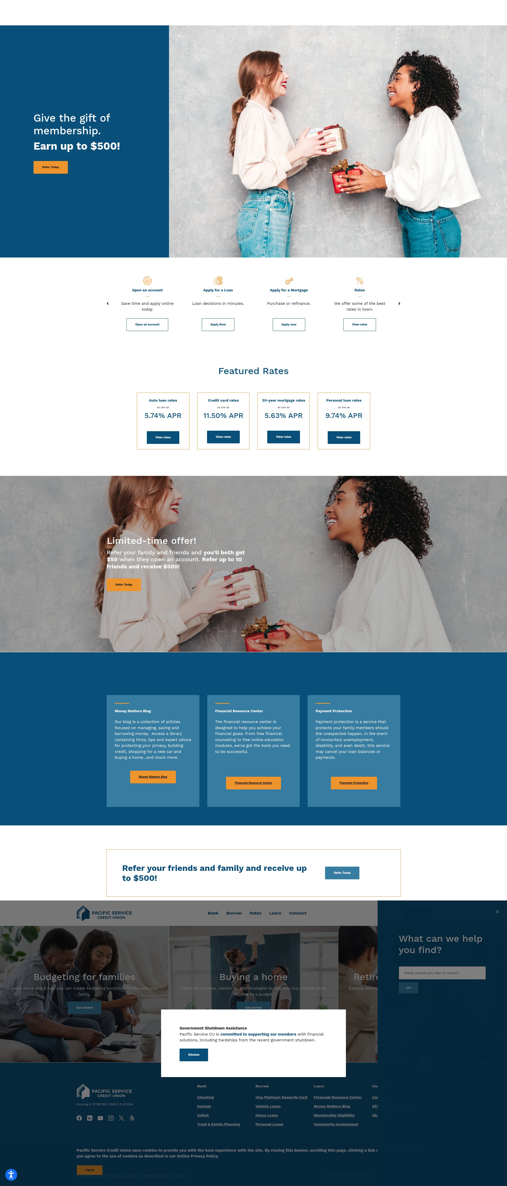 Screenshot of pacificservice.org